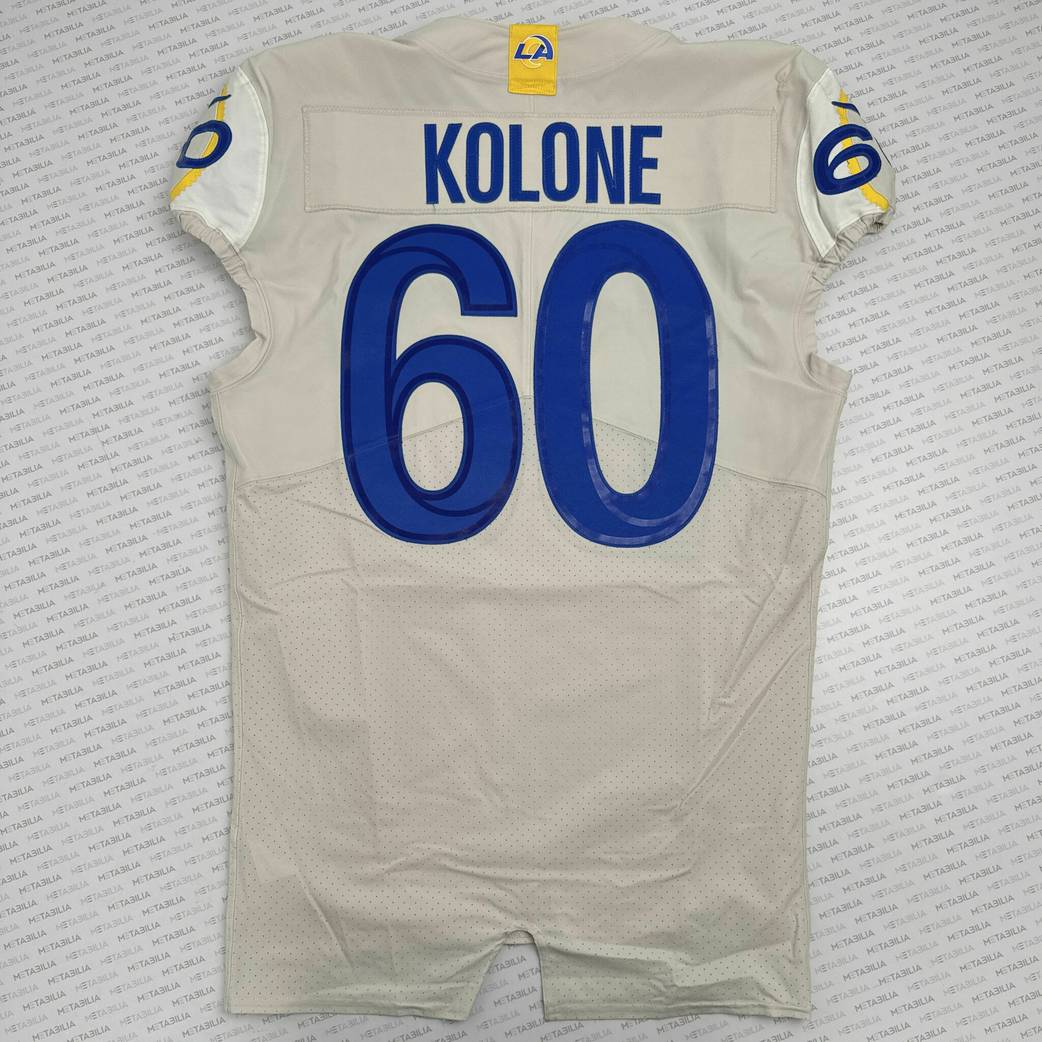 # 60 Jeremiah Kolone 2020 Game-Issued Jersey
