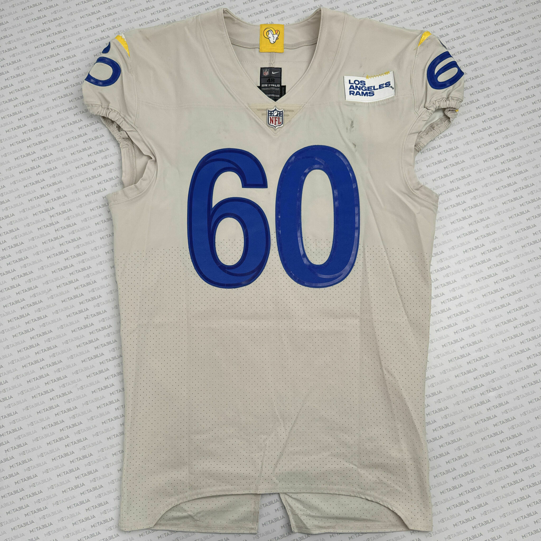 # 60 Jeremiah Kolone 2020 Game-Issued Jersey