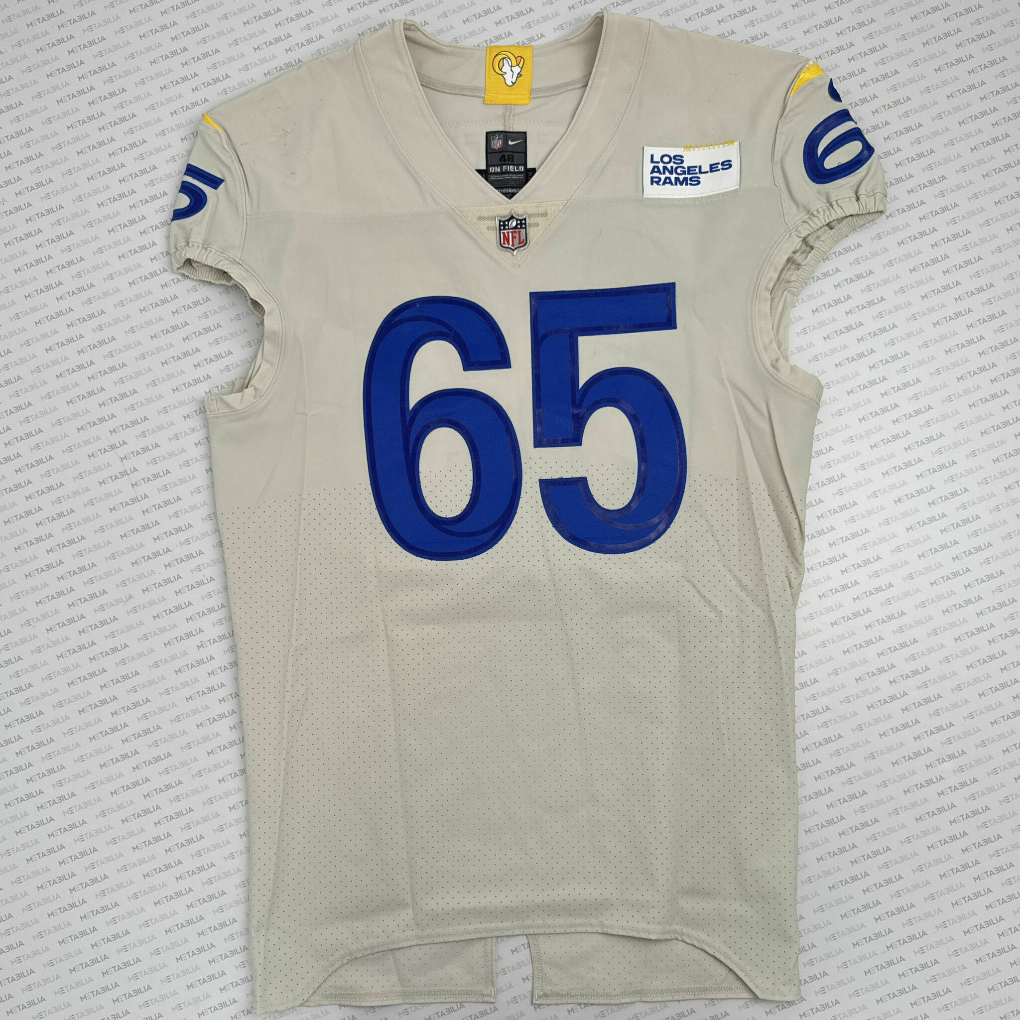 # 65 Coleman Shelton 2020 Game-Issued Jersey