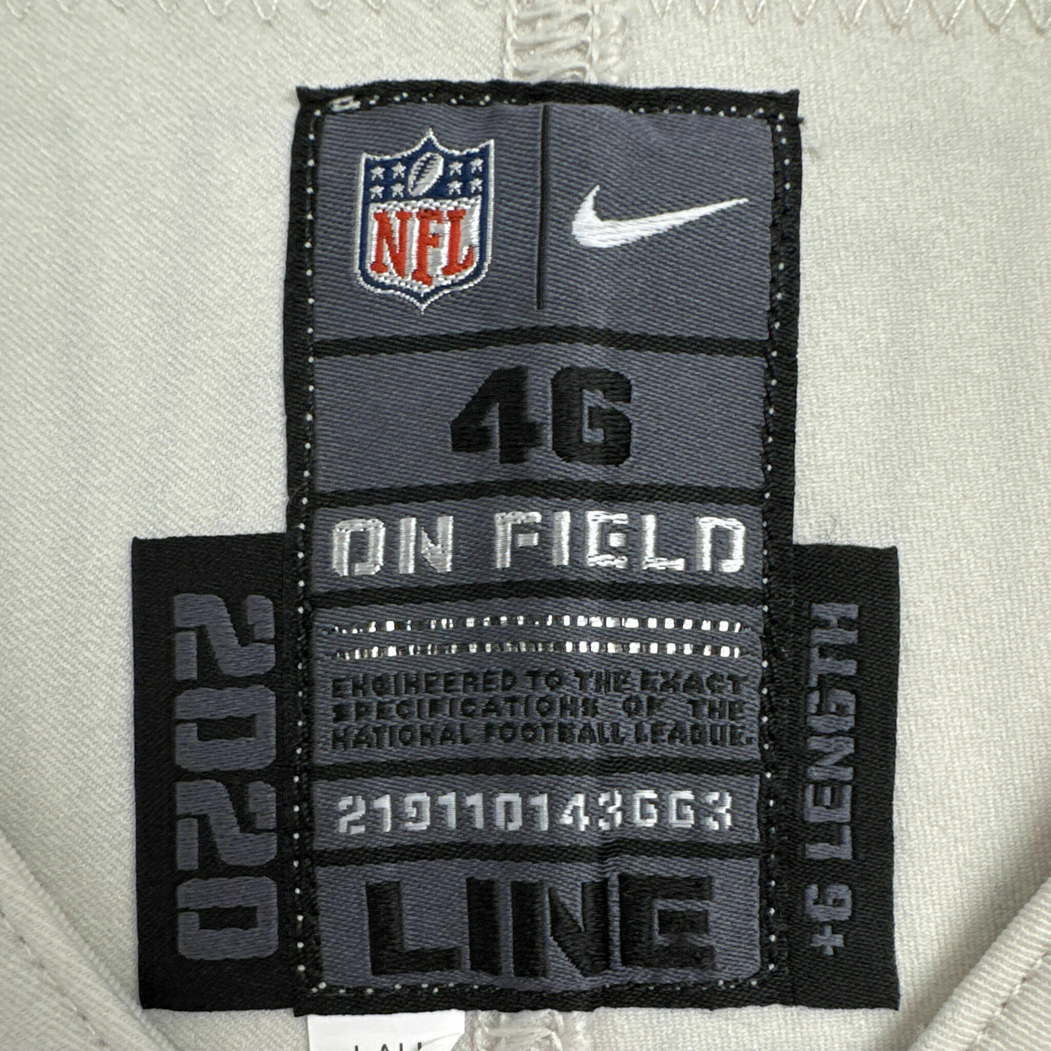 # 67 Chandler Brewer 2020 Game-Issued Jersey