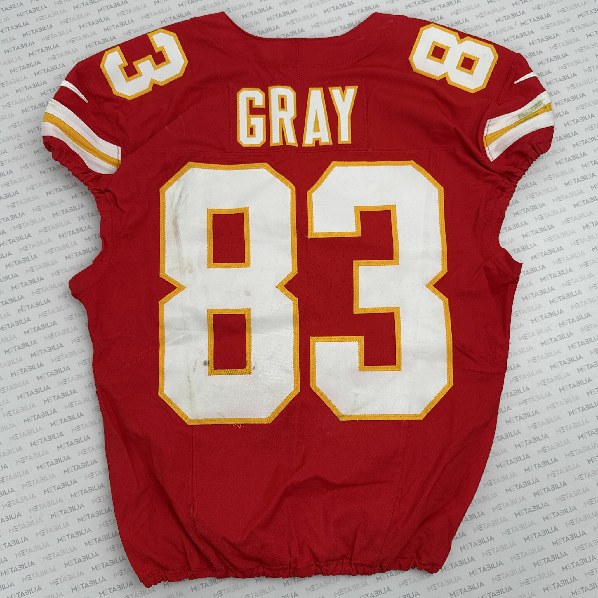 #83 GRAY Game-Worn Jersey vs LV