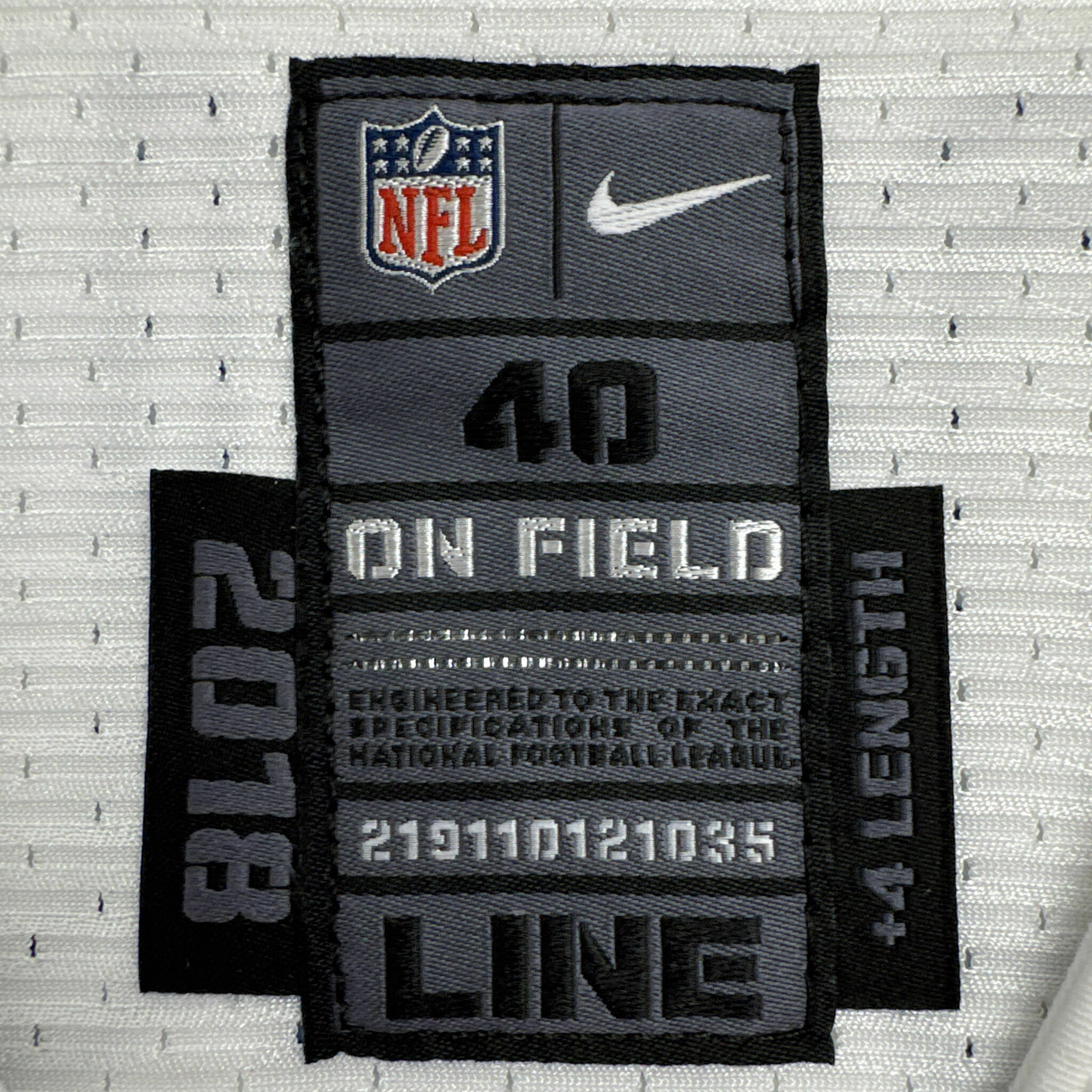 #9 Hedlund Team-Issued White Jersey