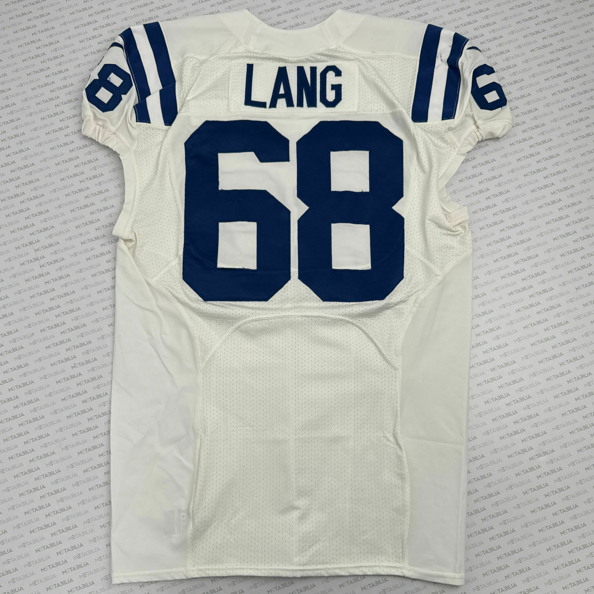 #68 Lang Team-Issued White Jersey