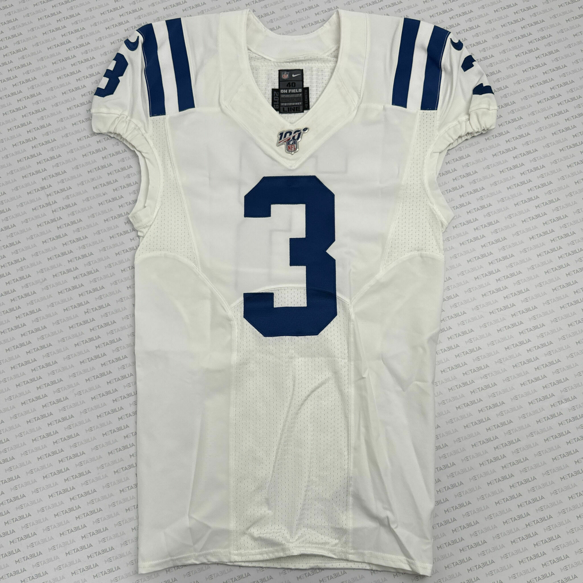 #3 Ishmael Team-Issued White Jersey