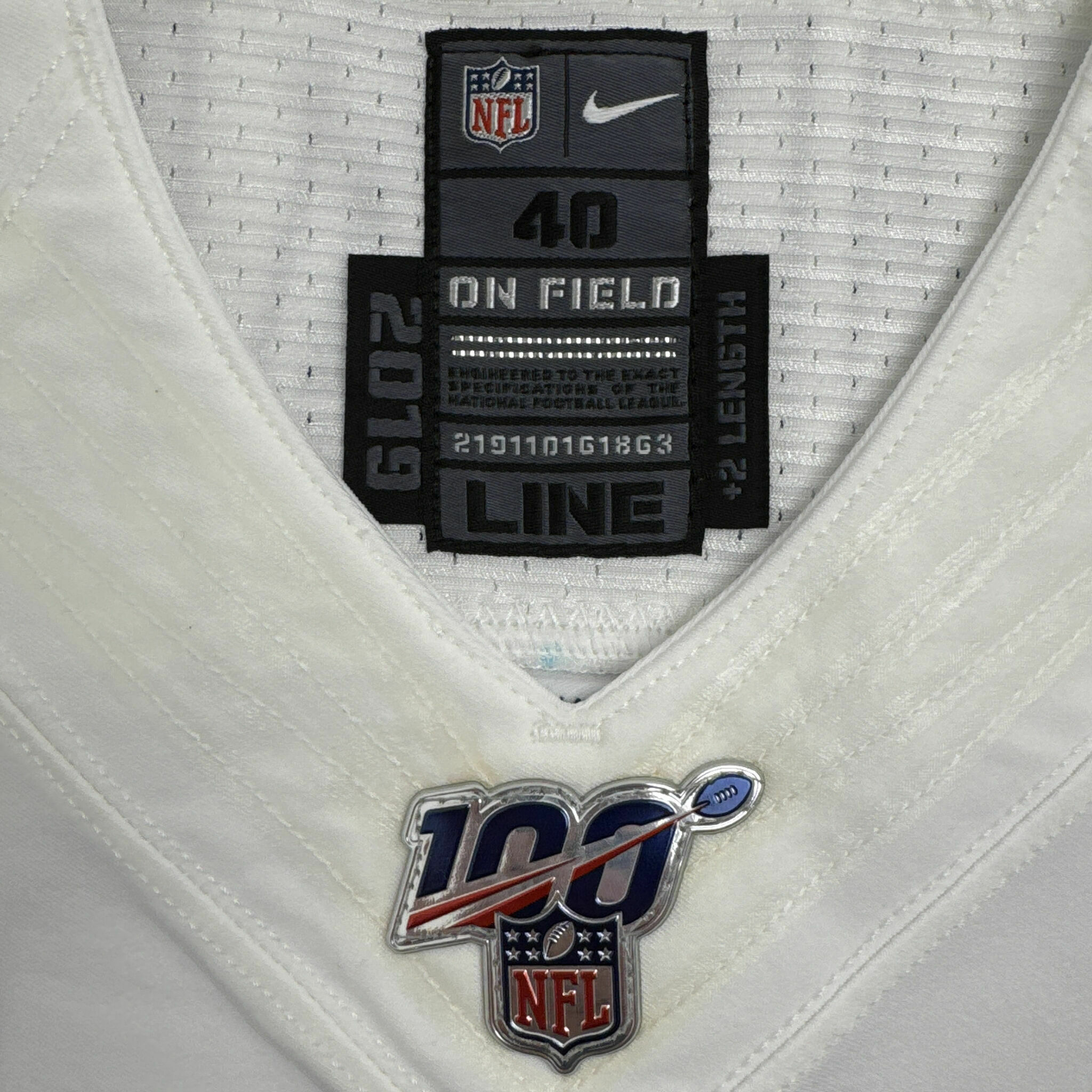 #3 Ishmael Team-Issued White Jersey