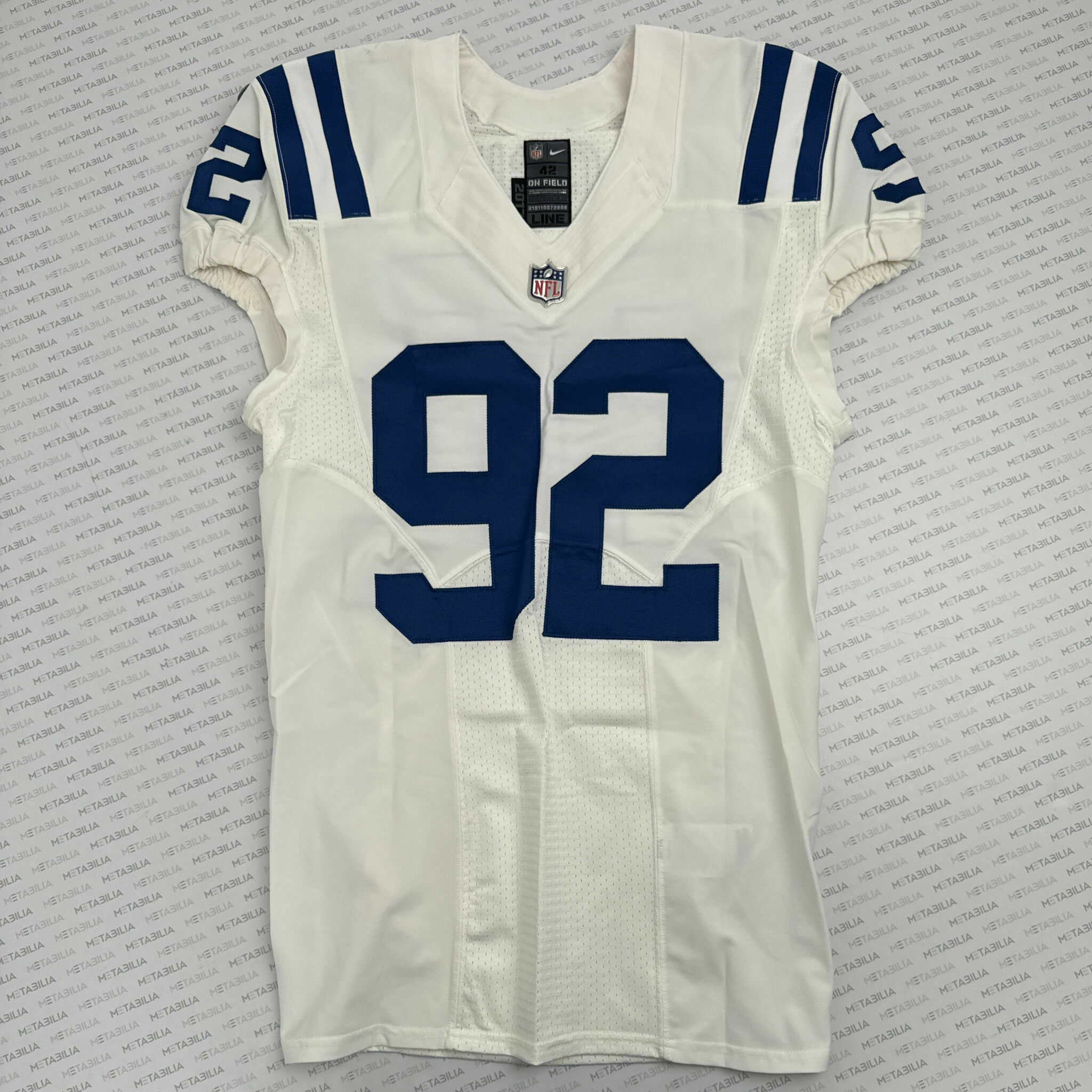 #92 Maggit Team-Issued White Jersey