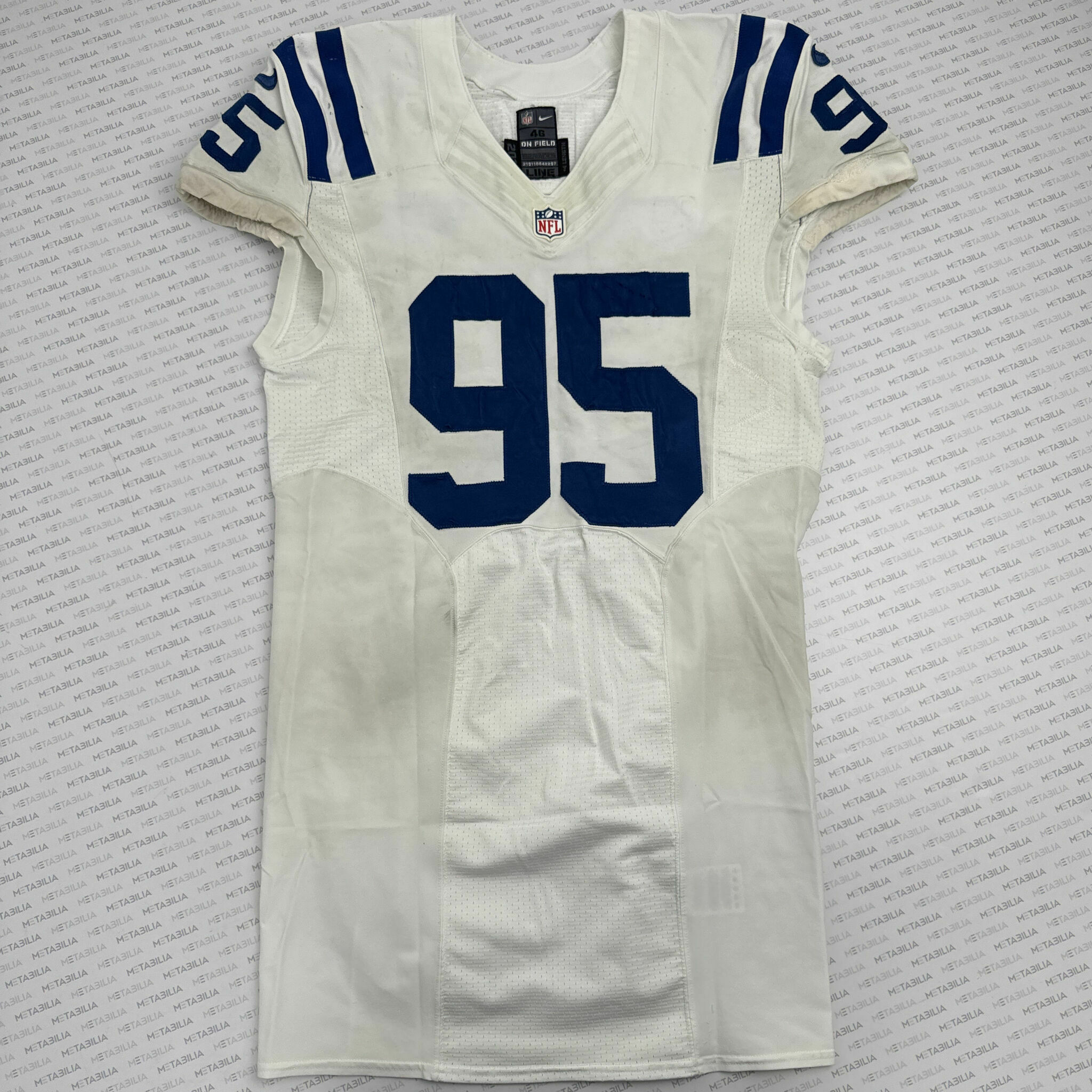 #95 Williams Team-Issued White Jersey