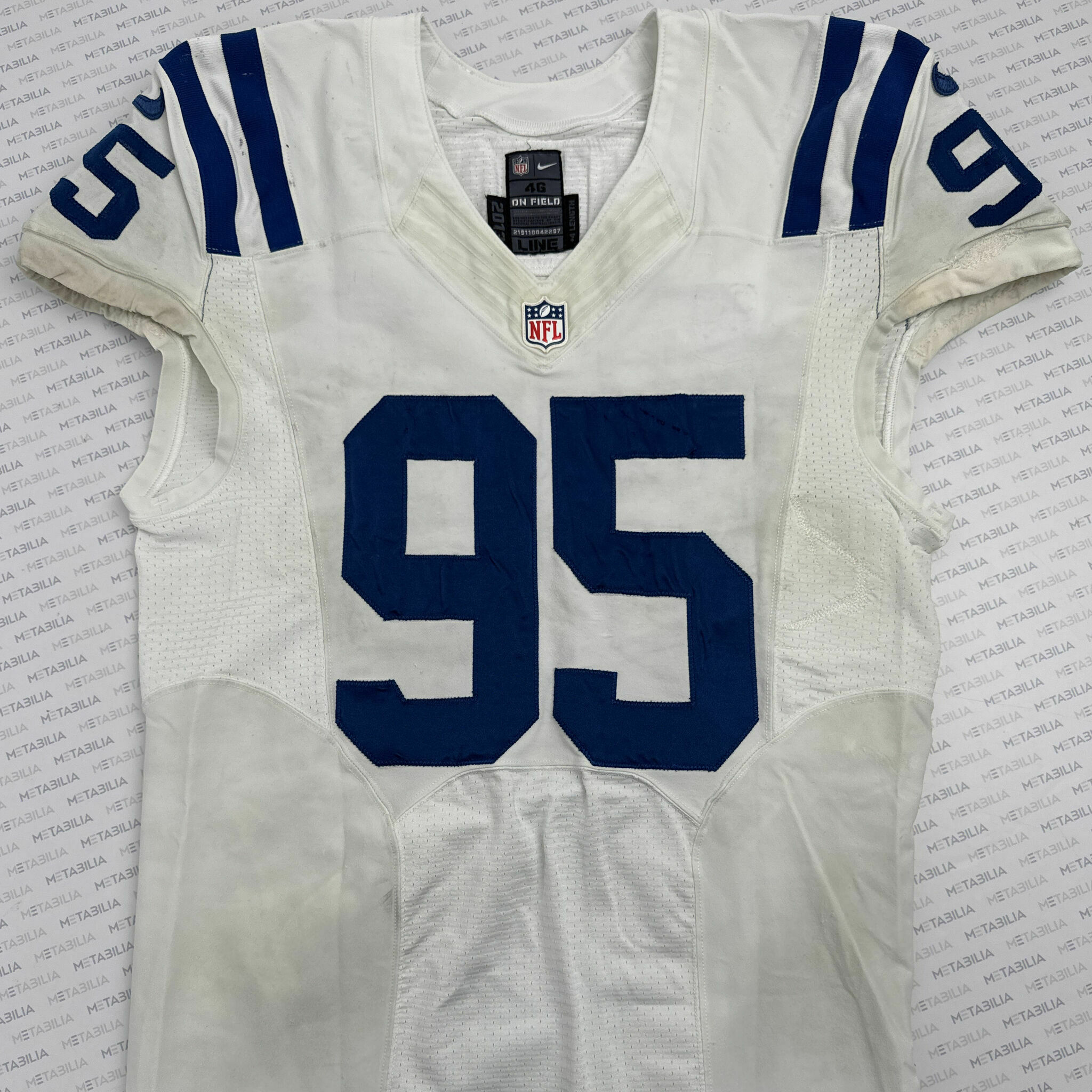 #95 Williams Team-Issued White Jersey