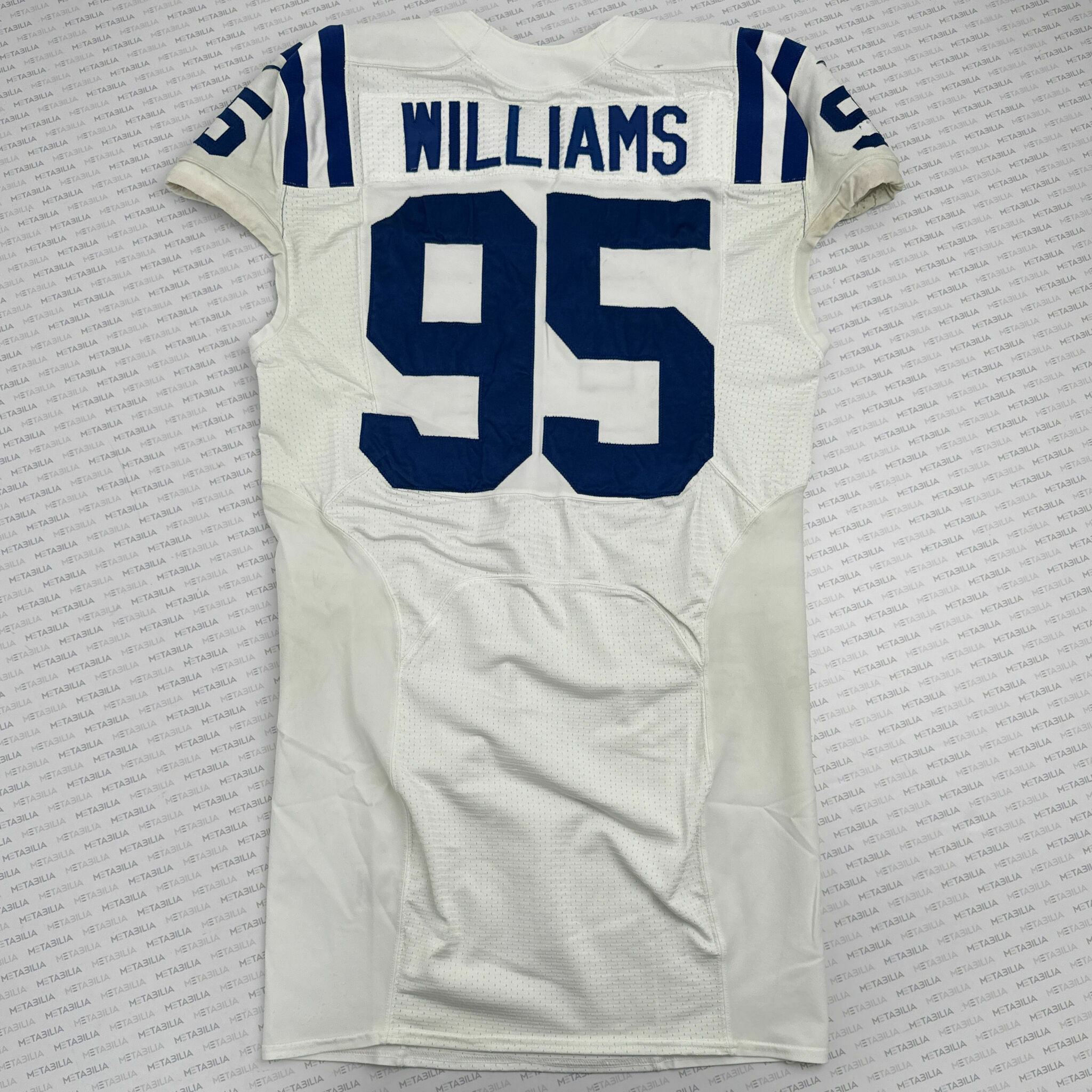 #95 Williams Team-Issued White Jersey