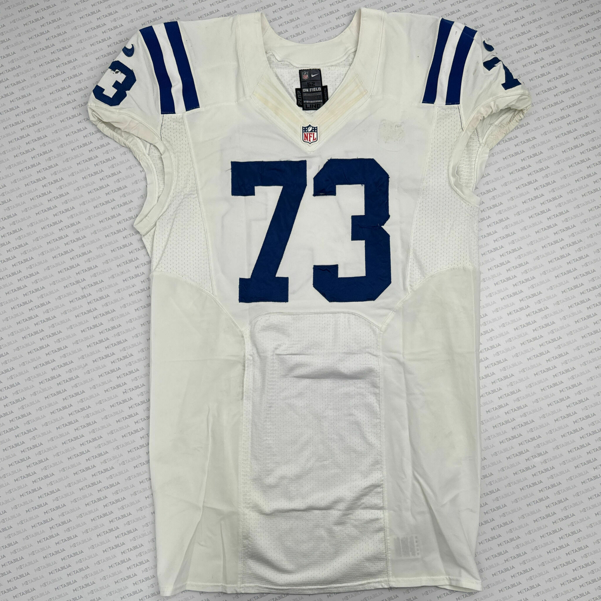 #73 Fragel Team-Issued White Jersey