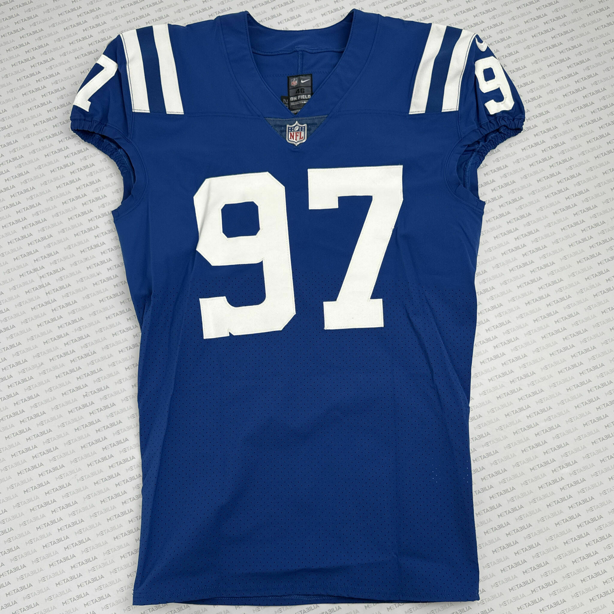 #97 Johnson Team-Issued Blue Jersey