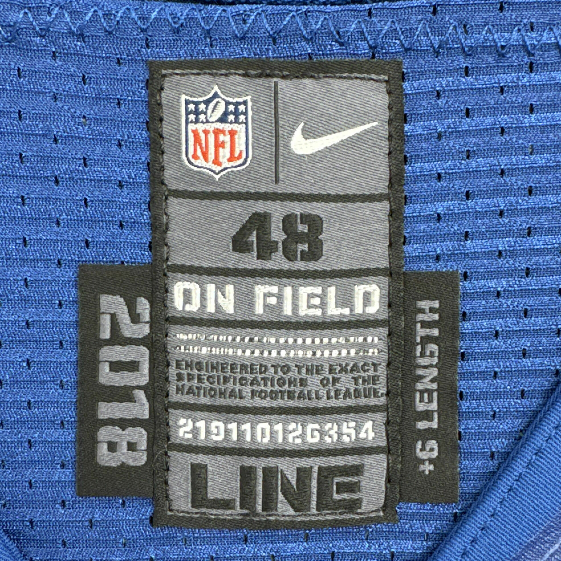 #71 Good Team-Issued Blue Jersey