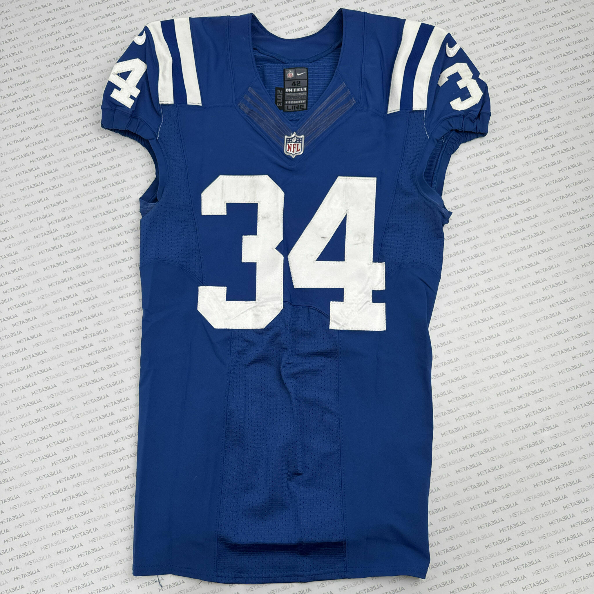 #34 Jones Team-Issued Blue Jersey