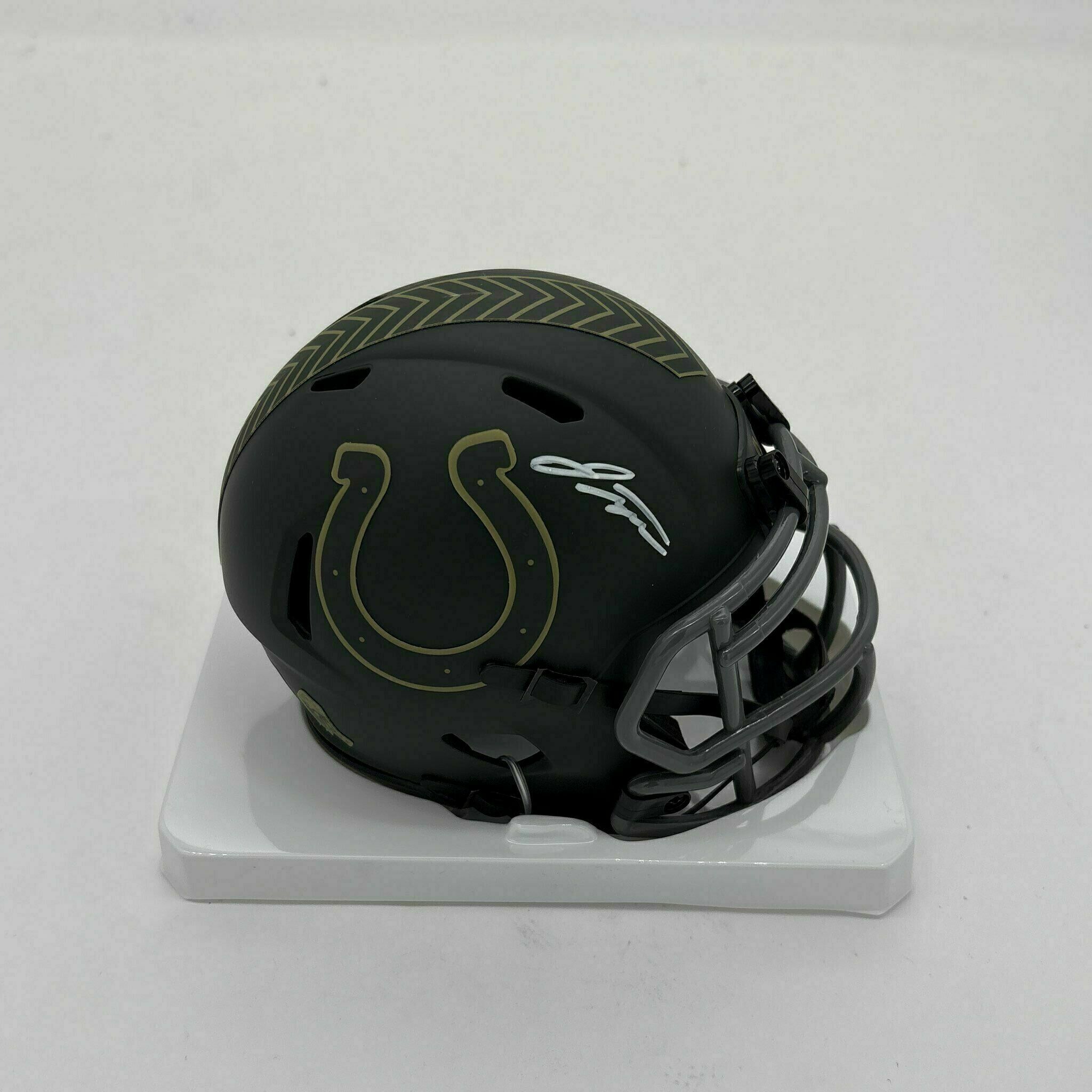 Jonathan Taylor Signed 2025 STS Mini Helmet
