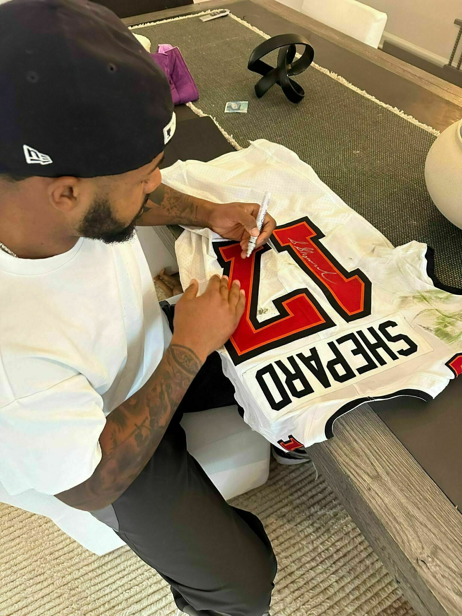 #17 Shepard Signed & Inscribed Game-Worn Jersey vs 49ers