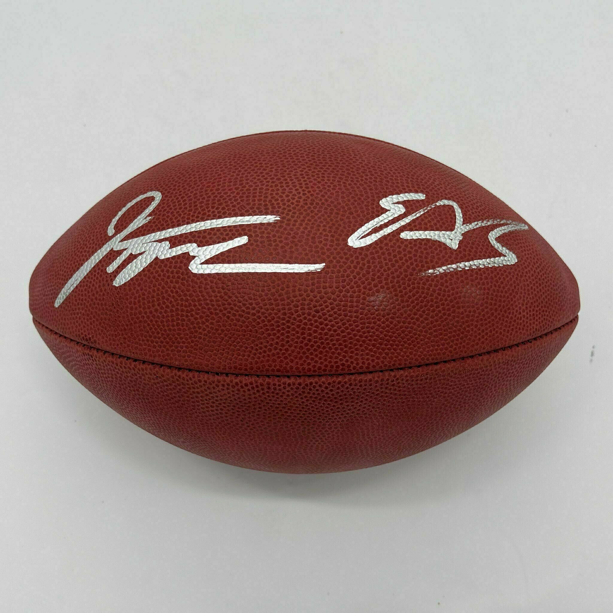 Jonathan Taylor and Edgerrin James Signed Duke Ball