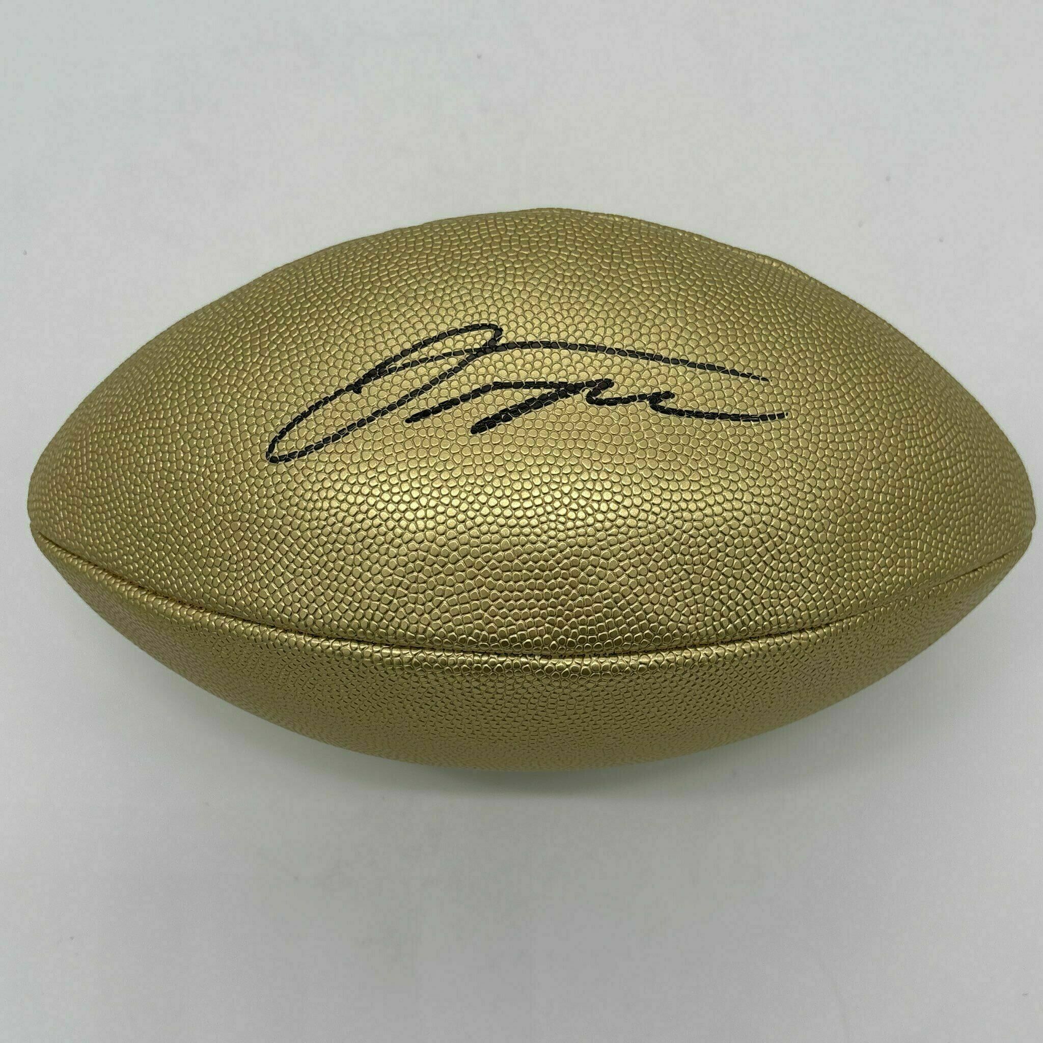 Jonathan Taylor Signed Gold Wilson Ball