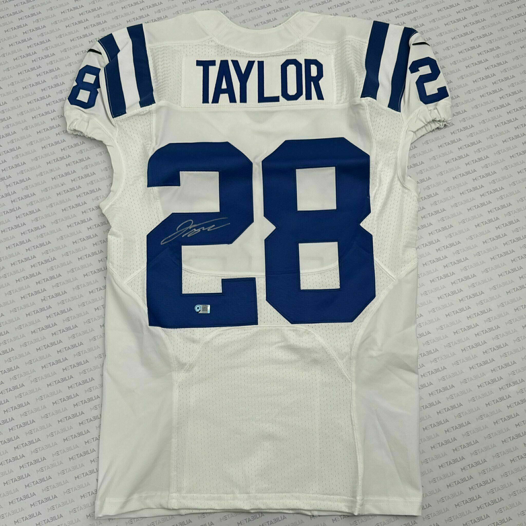 #28 Jonathan Taylor Signed Team-Issued White Jersey
