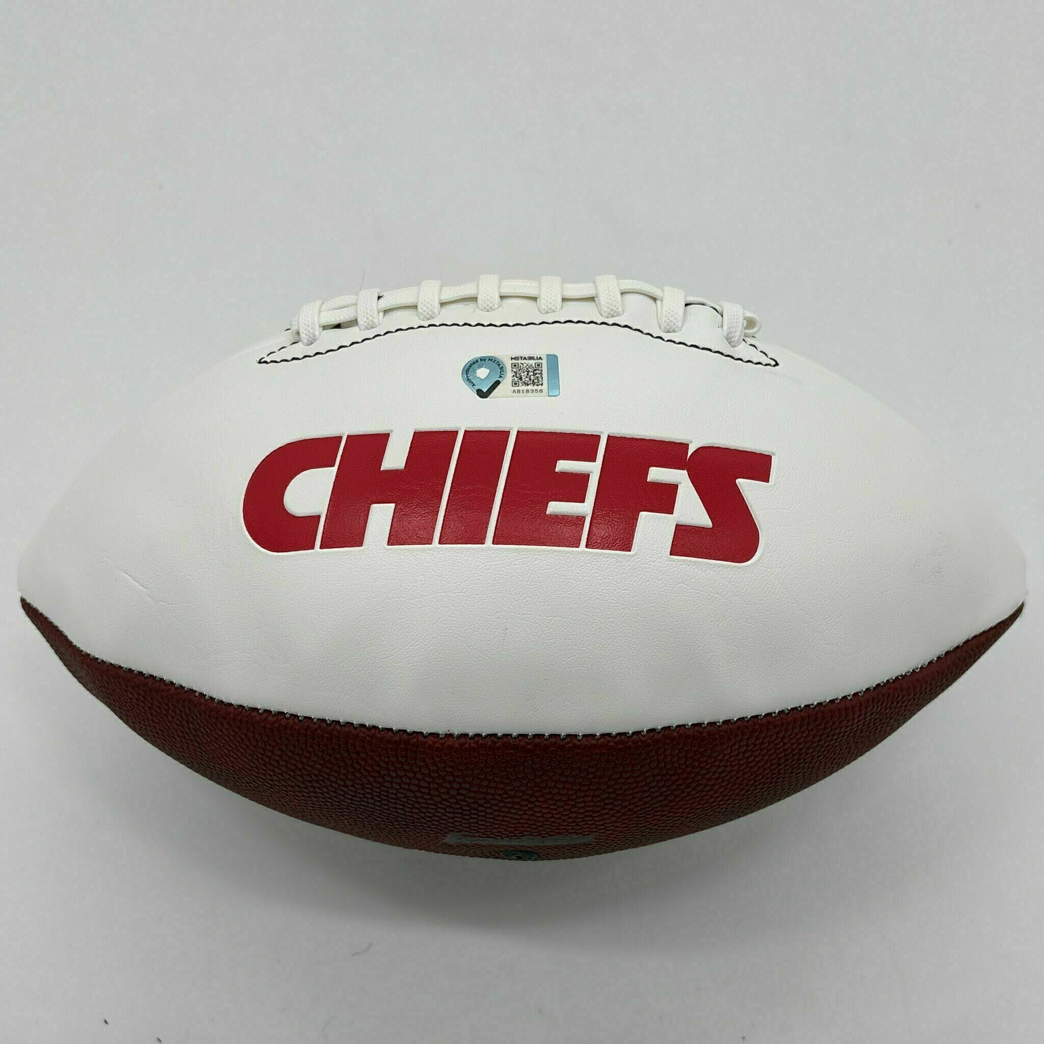 Chris Jones Signed Logo Ball