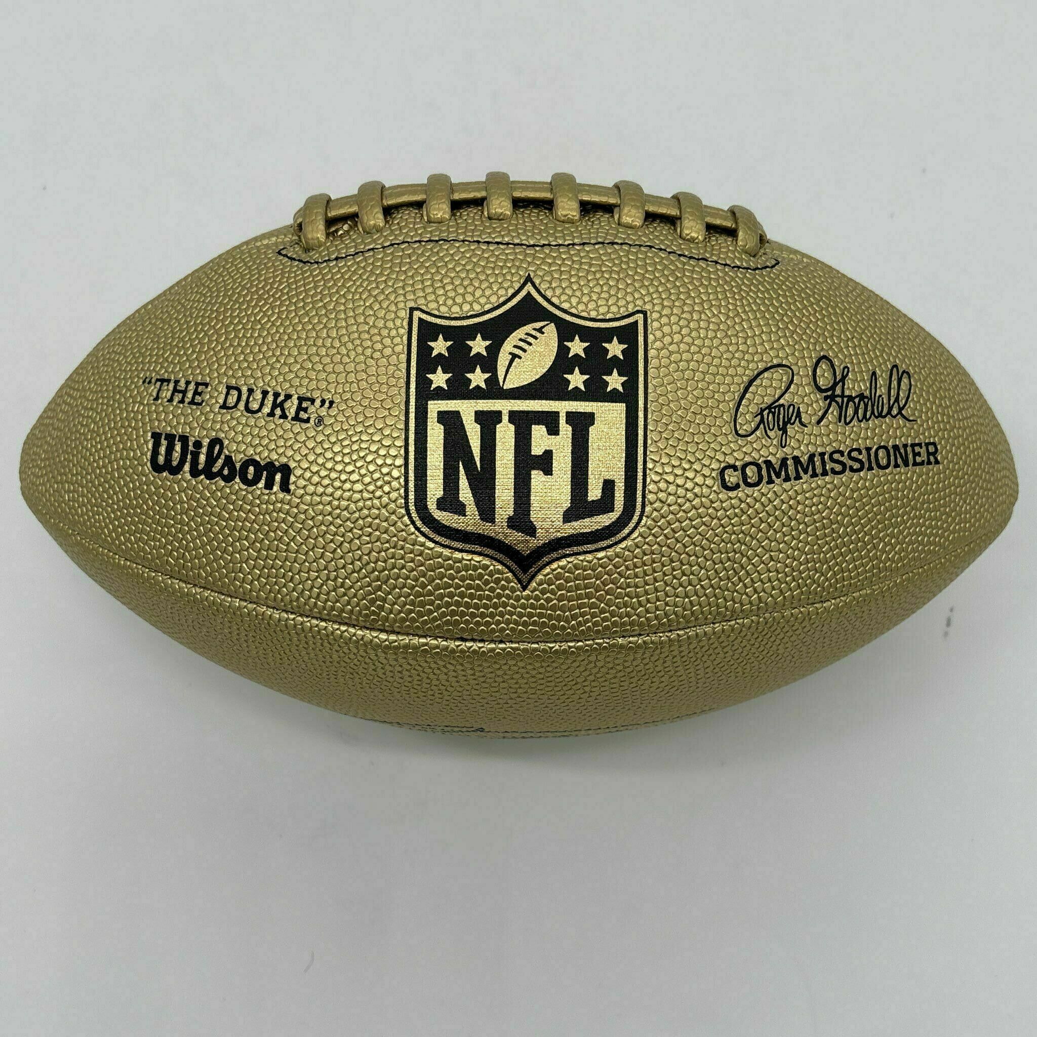 Jonathan Taylor Signed Gold Wilson Ball