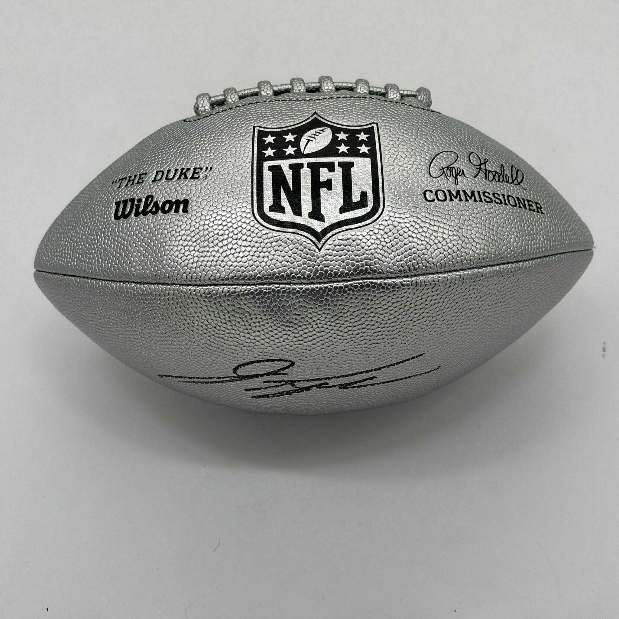 Jonathan Taylor Signed Silver Wilson Ball