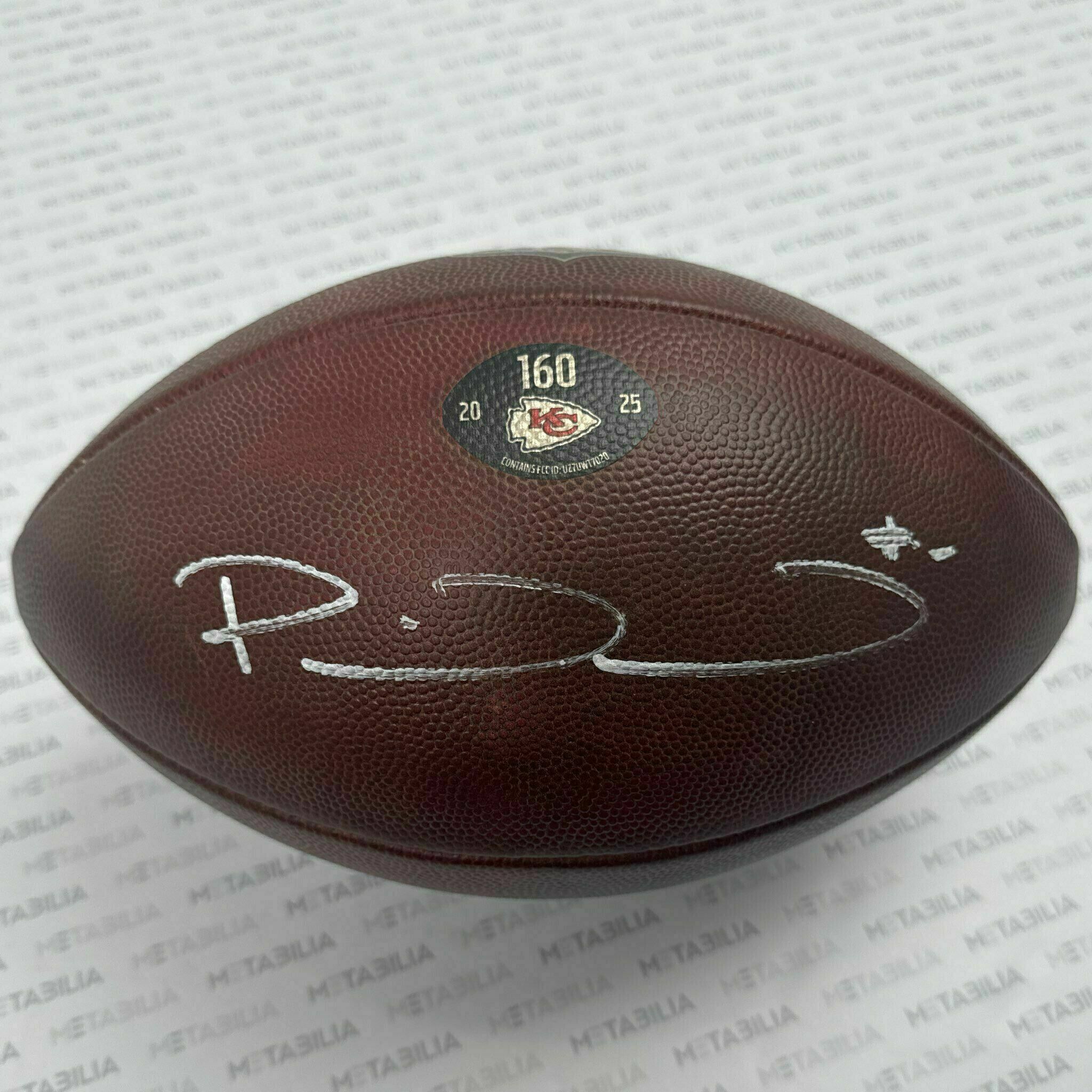 #15 Patrick Mahomes Signed Game-Used Ball #160 vs BAL