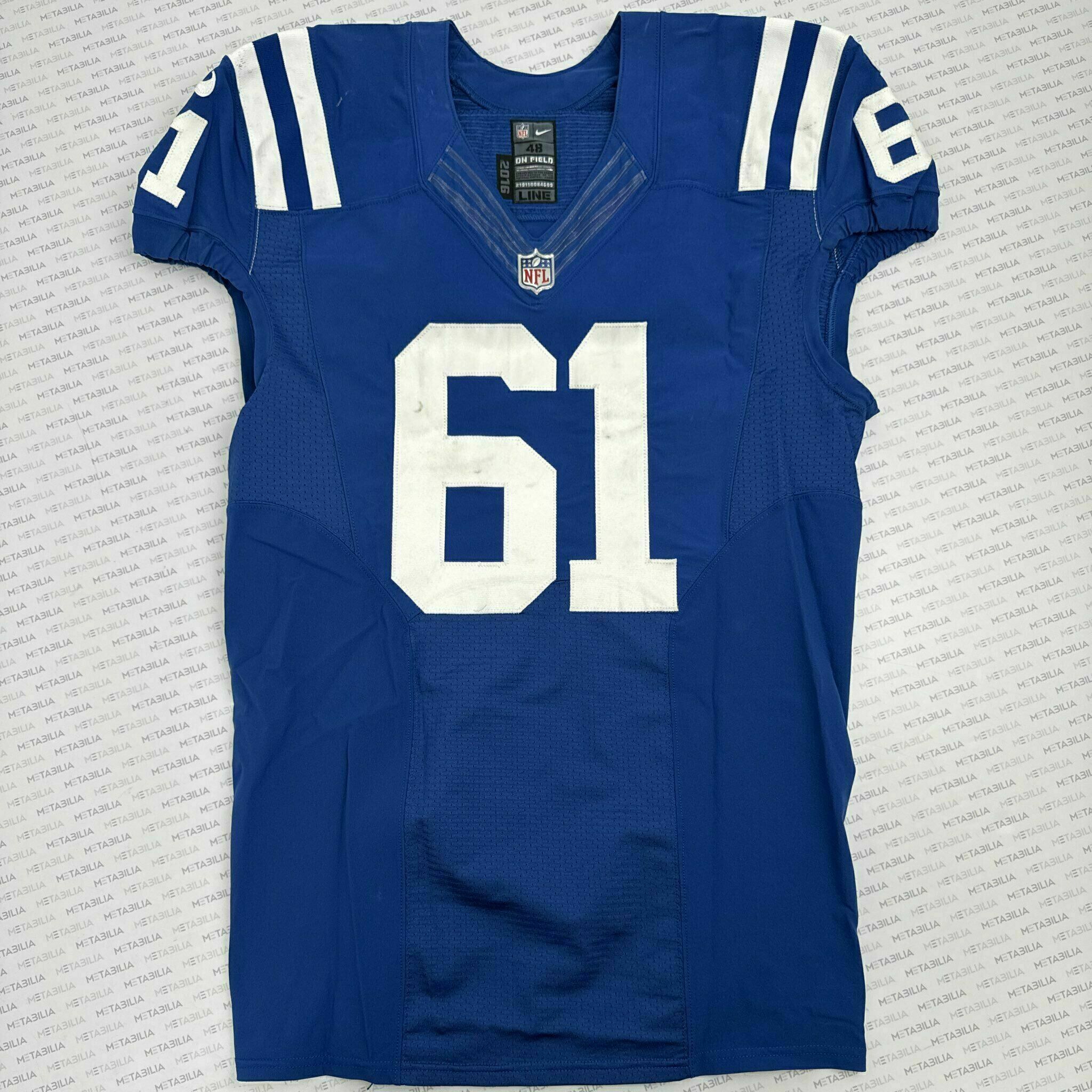 #61 Fabiano Team-Issued Blue Jersey