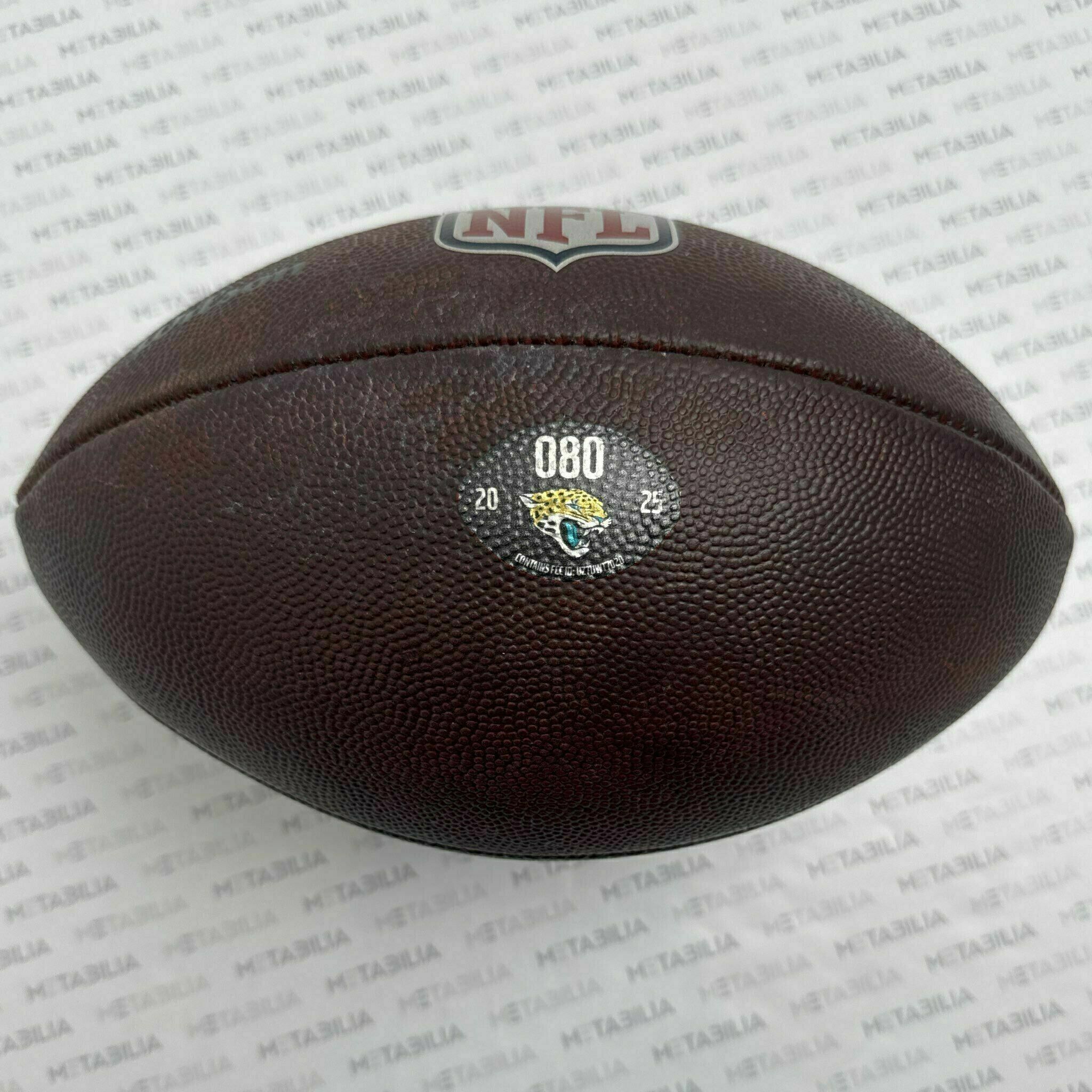 Jaguars LONDON Game-Used Ball #080 vs. Rams