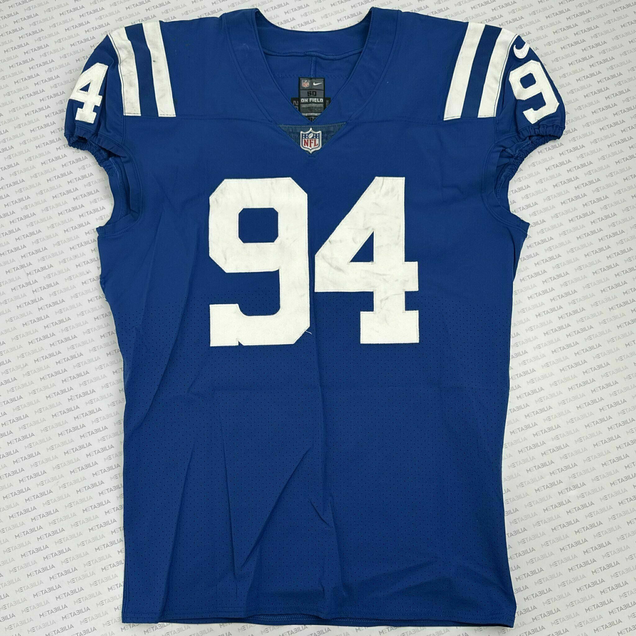 #94 Mbu Team-Issued Blue Jersey