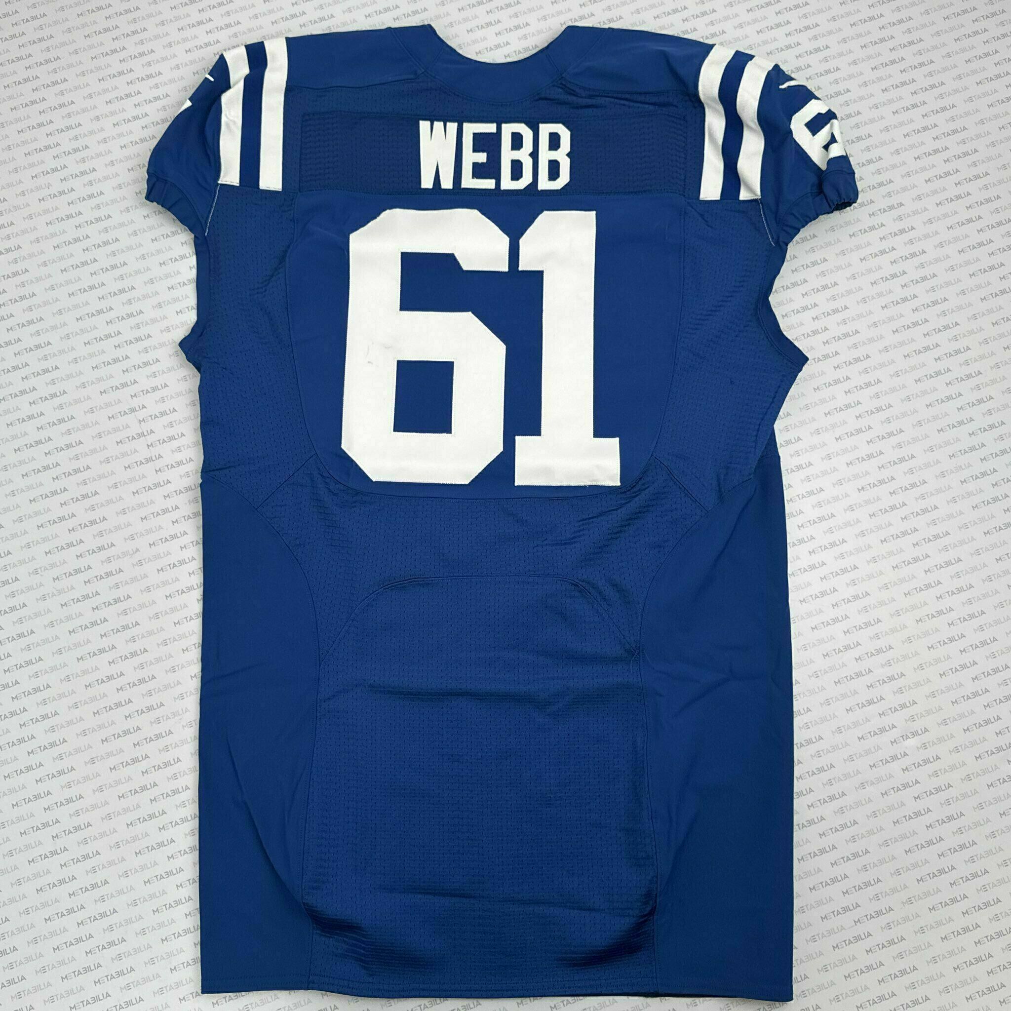 #61 Webb Team-Issued Blue Jersey