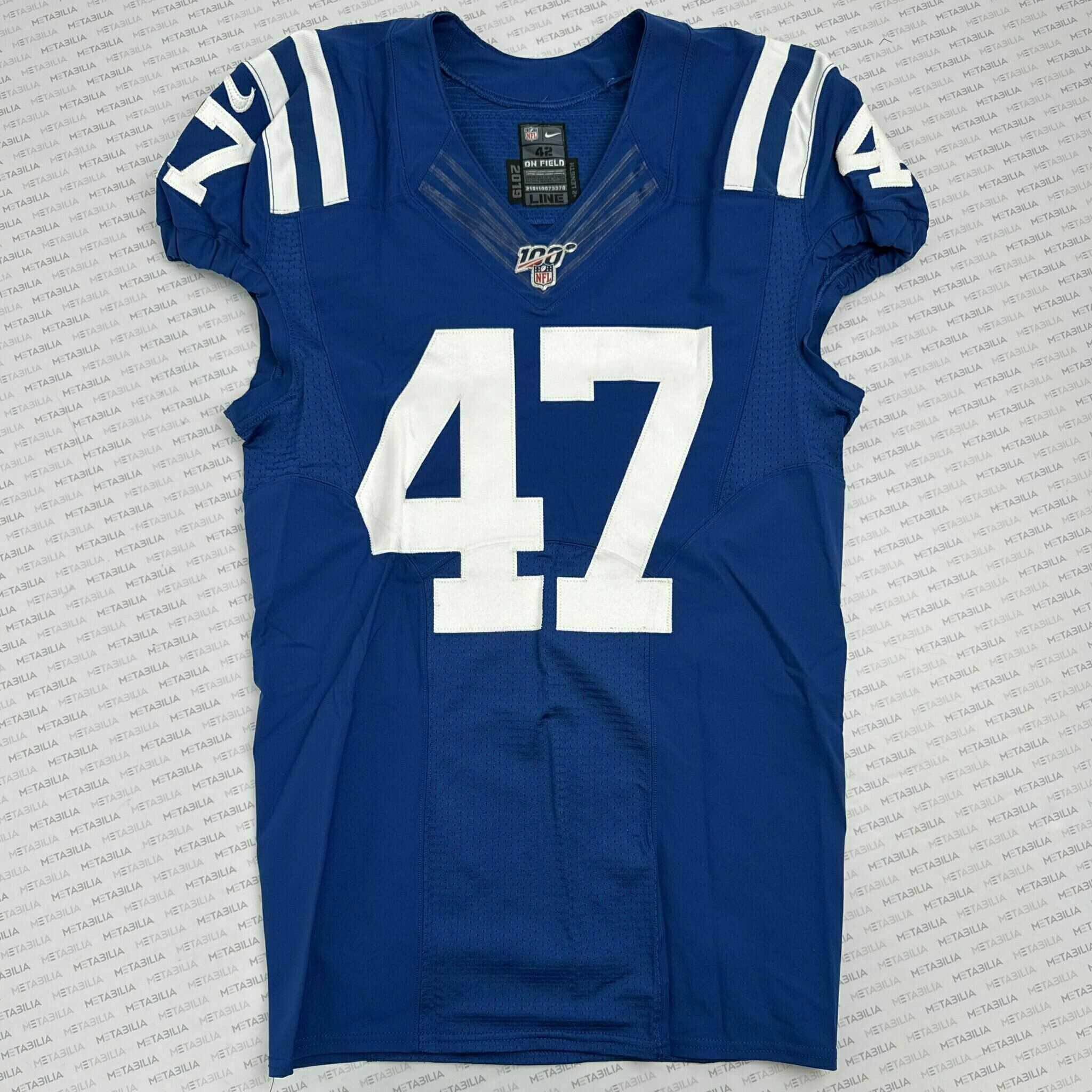 #47 Holmes Team-Issued Blue Jersey