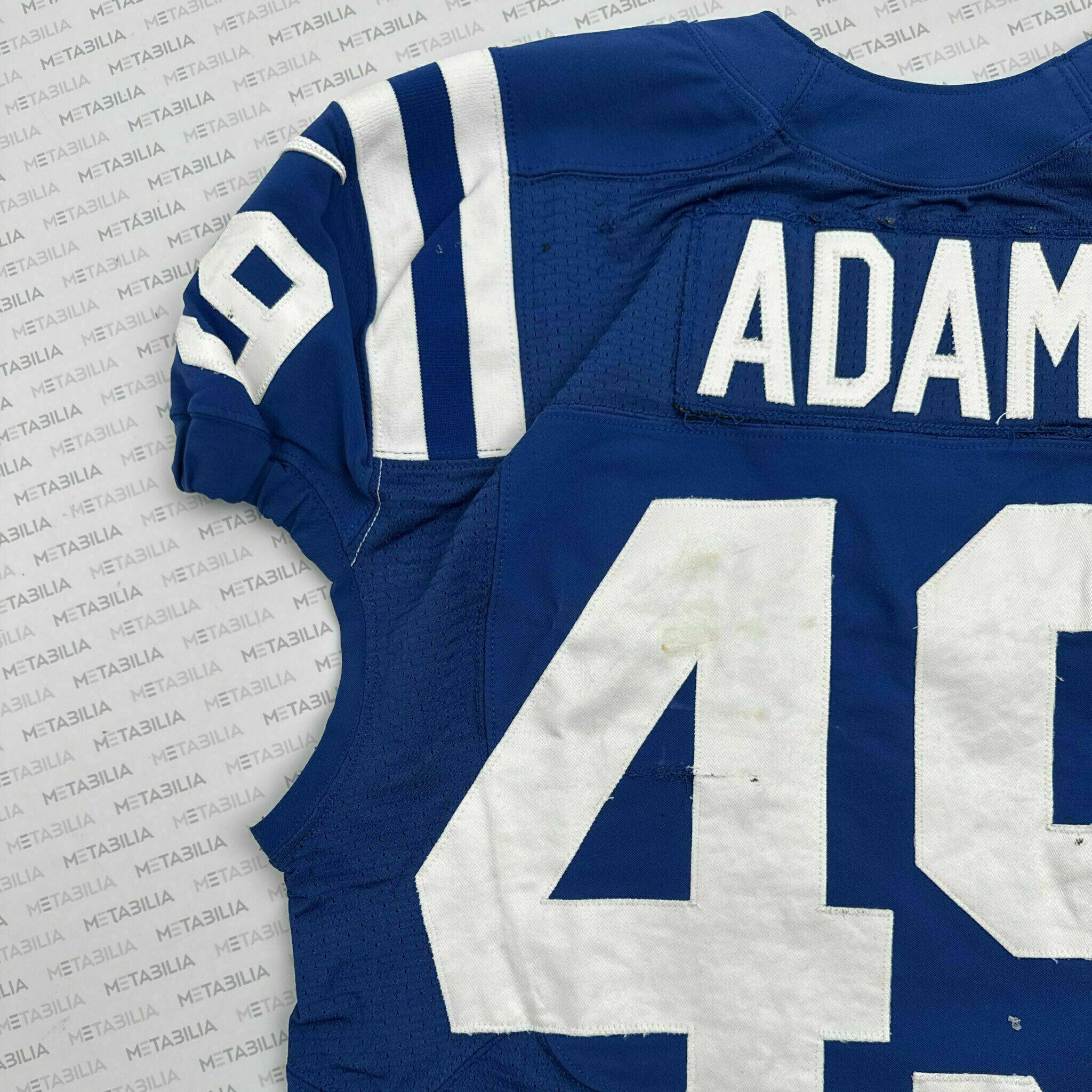 #49 Mathew Adams Team-Issued Blue Jersey