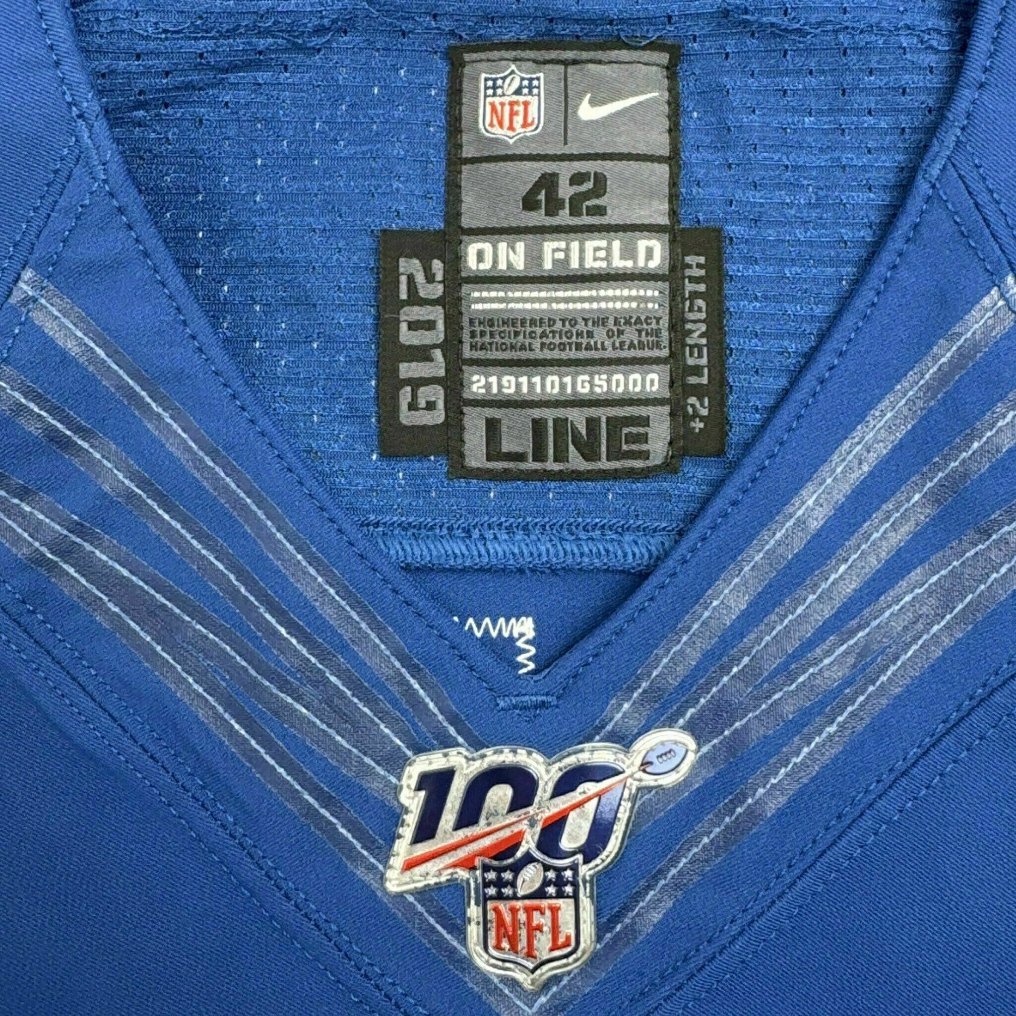 #47 Colts Team-Issued Blue Jersey