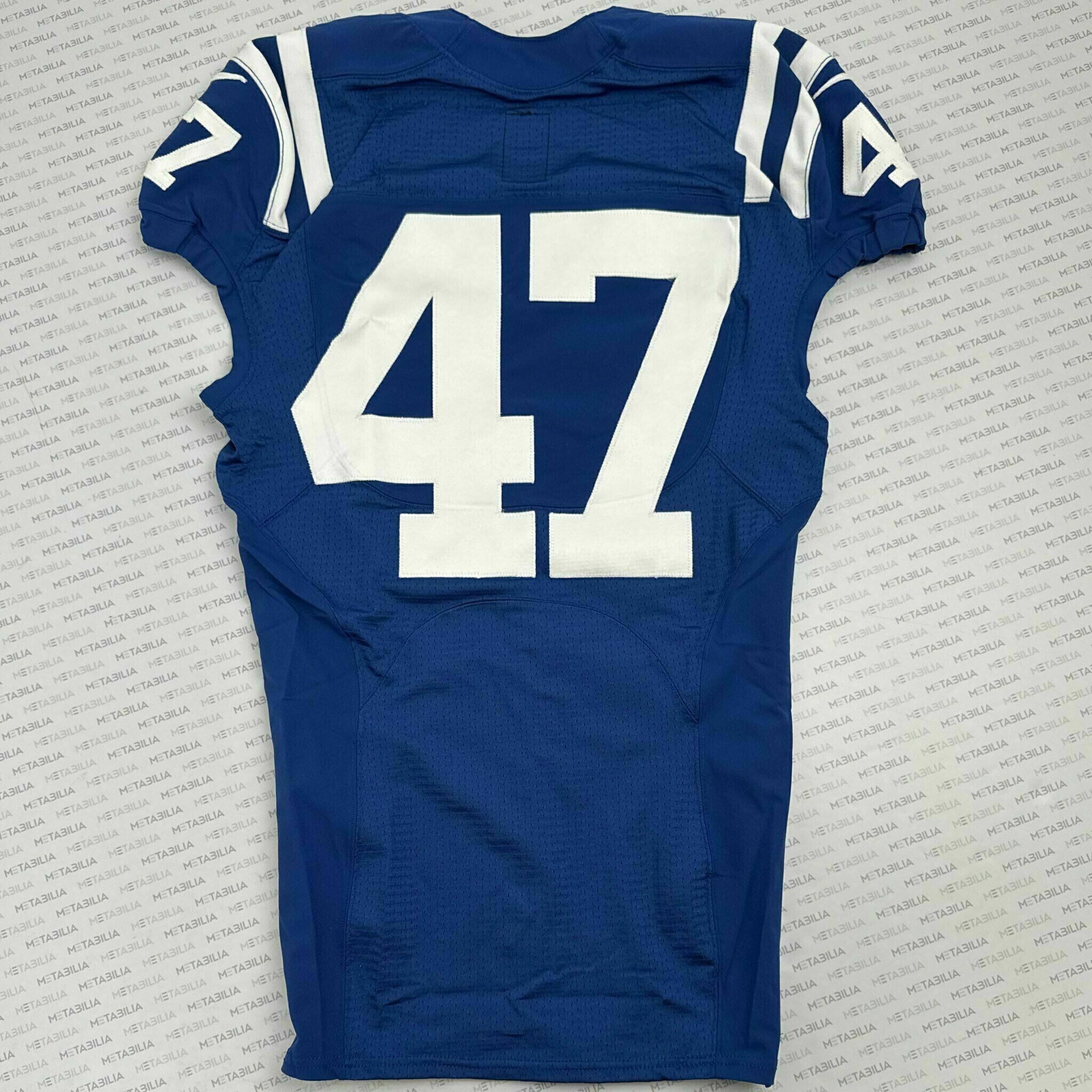 #47 Colts Team-Issued Blue Jersey