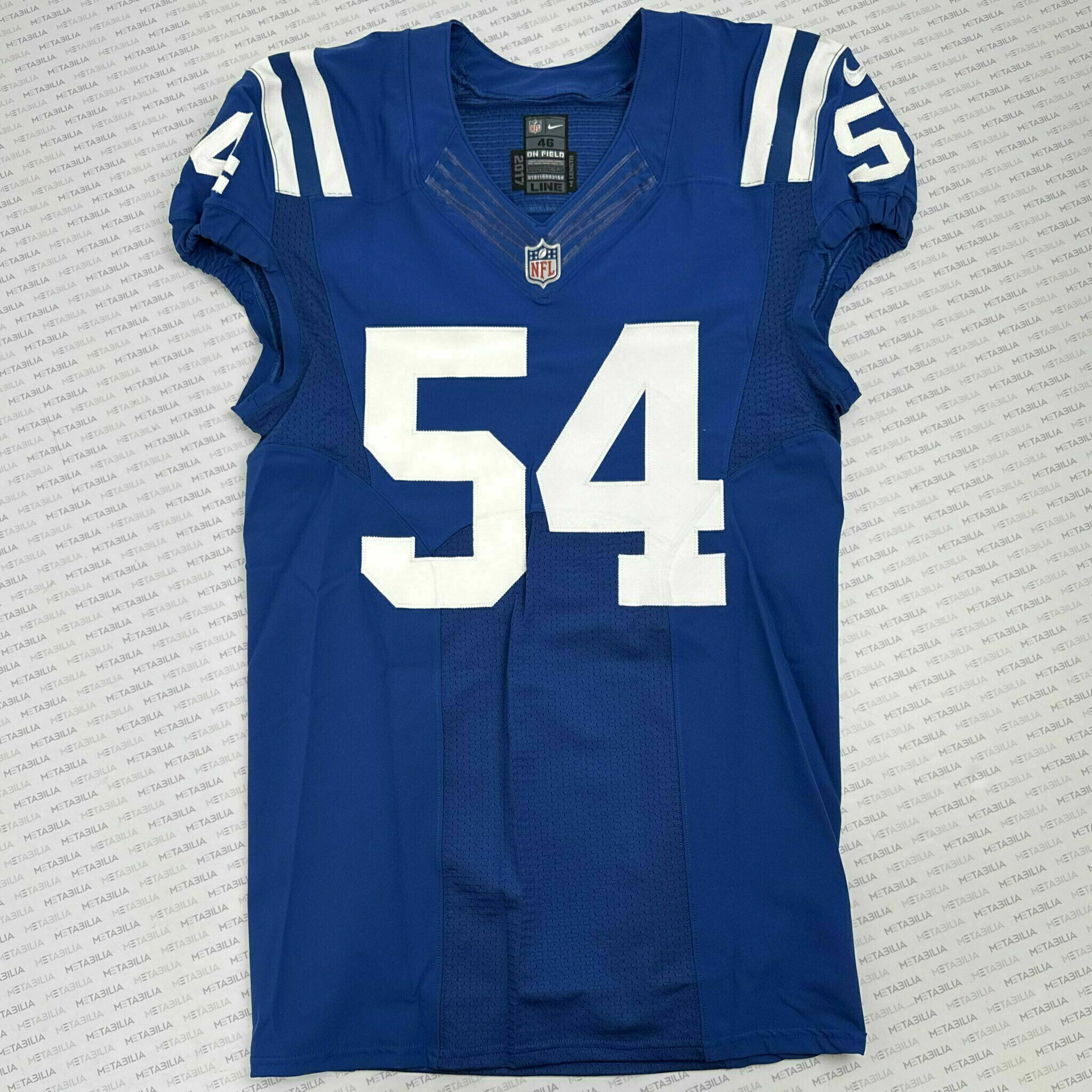 #54 Banks Team-Issued Blue Jersey