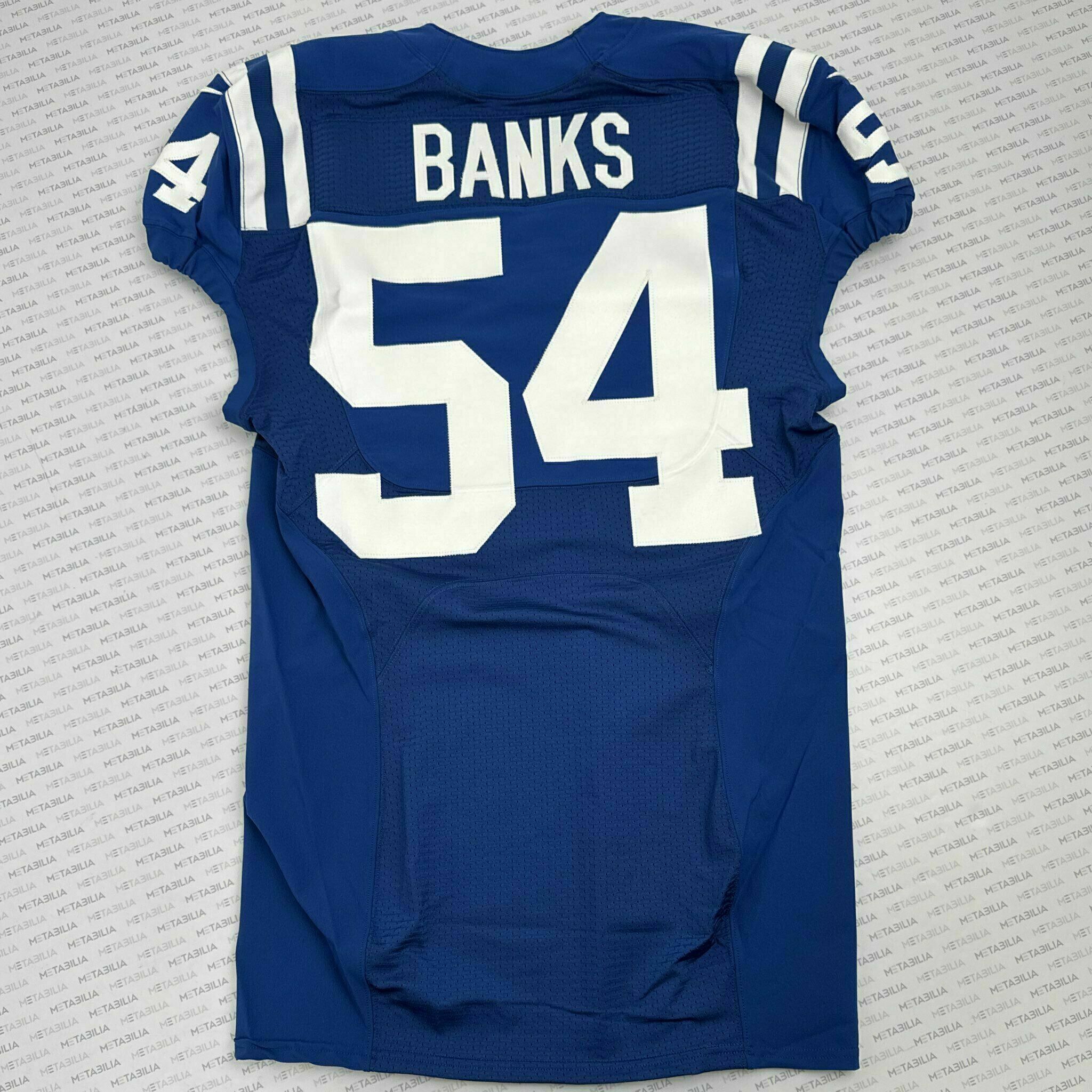 #54 Banks Team-Issued Blue Jersey