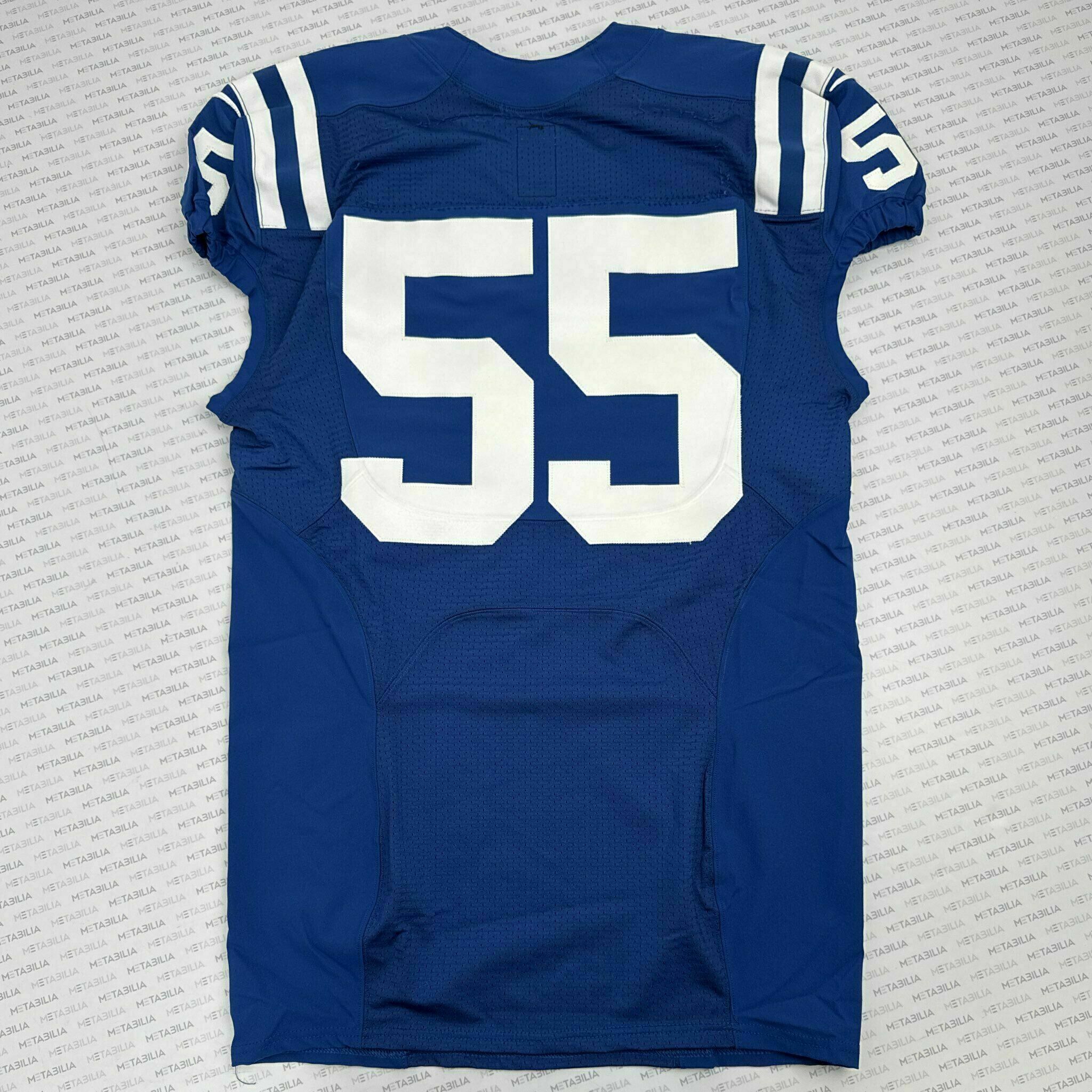 #55 Colts Team-Issued Blue Jersey