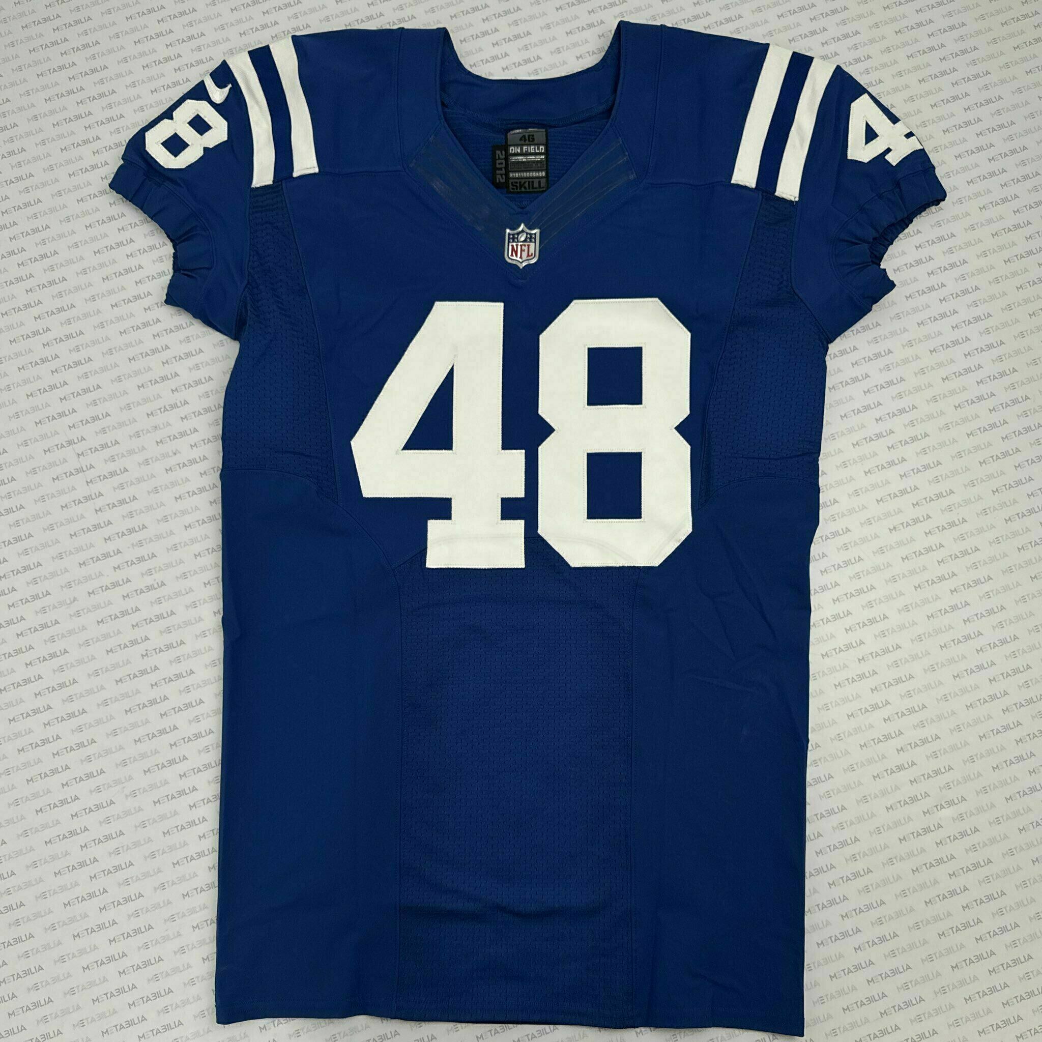 #48 Colts Team-Issued Blue Jersey