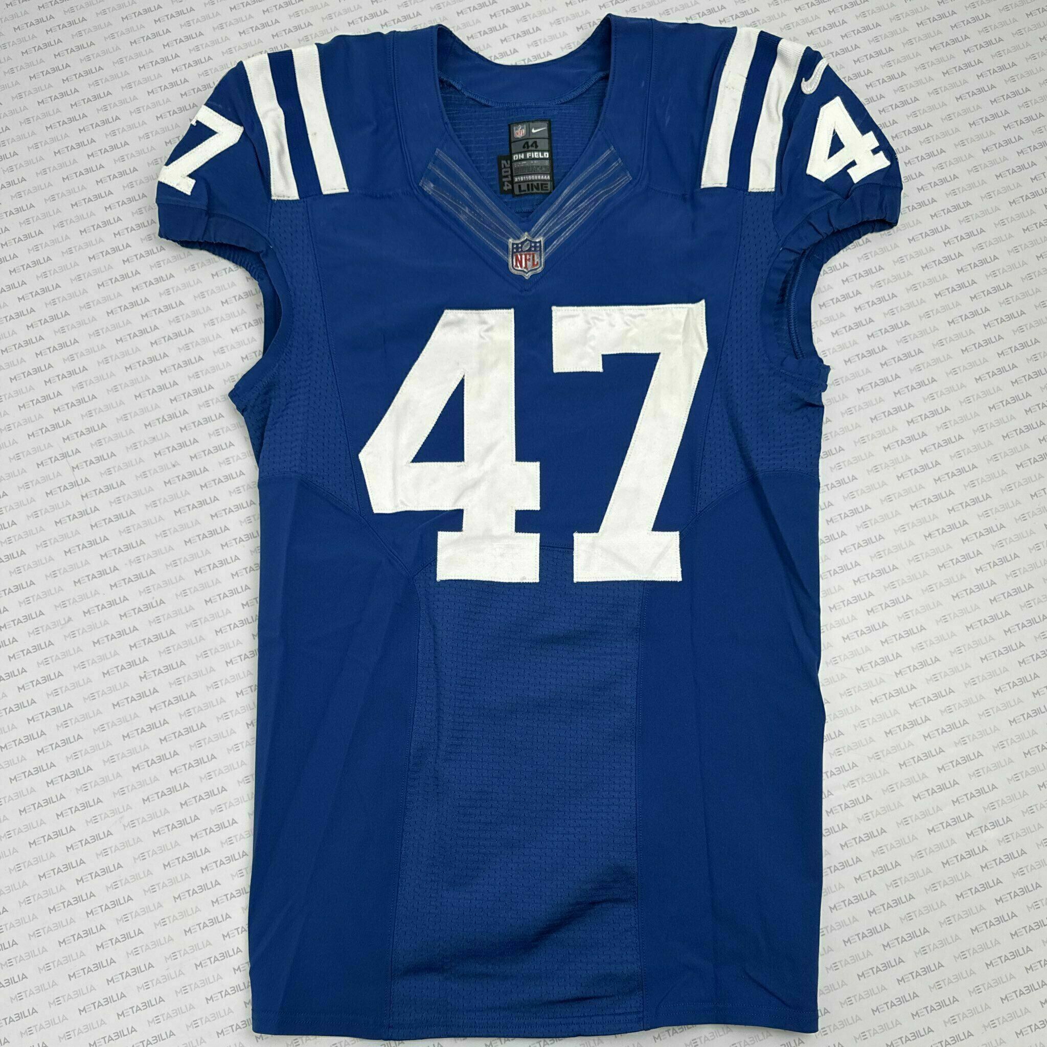 #47 Holmes Team-Issued Blue Jersey