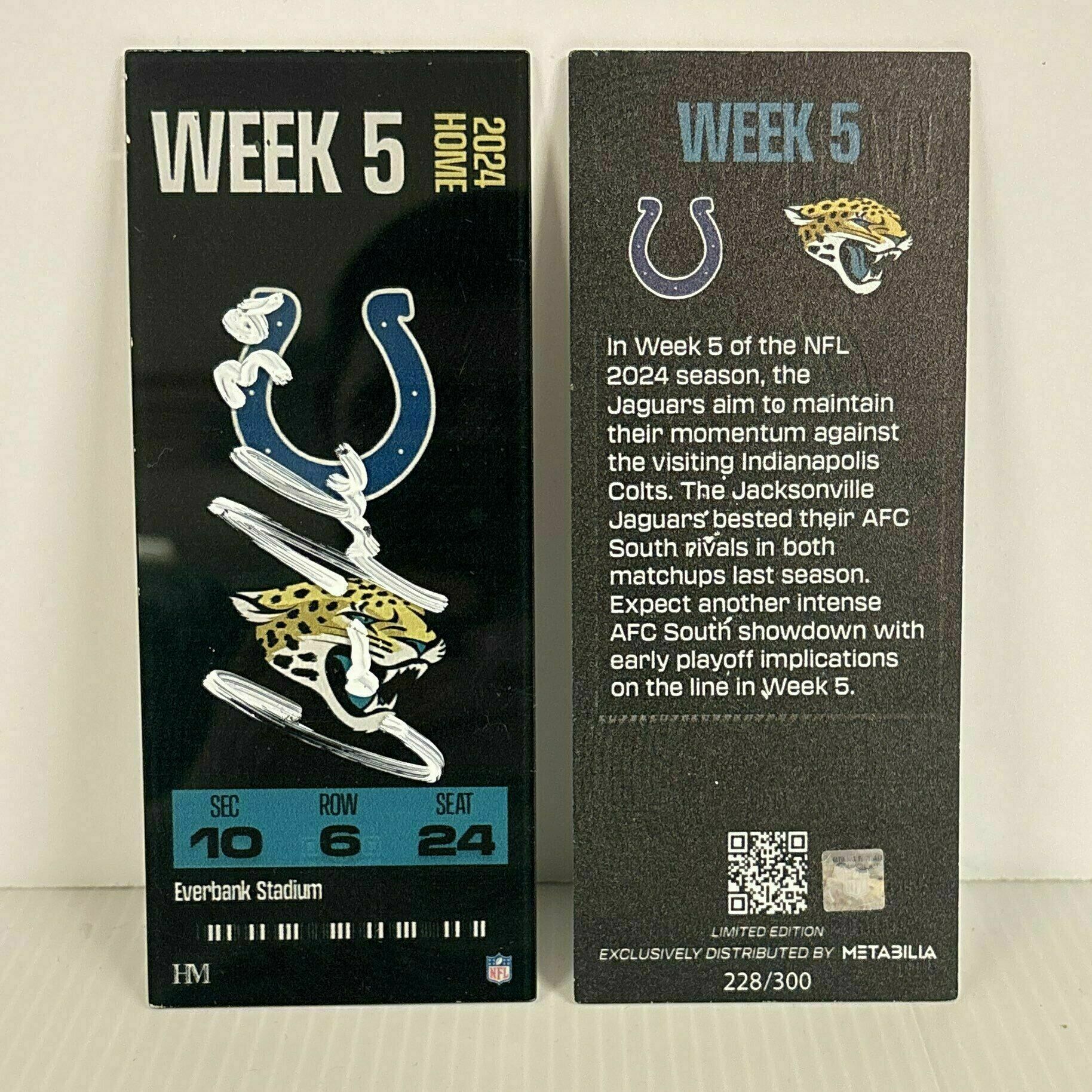 Cam Little Signed Week 5 Commemorative Ticket /300