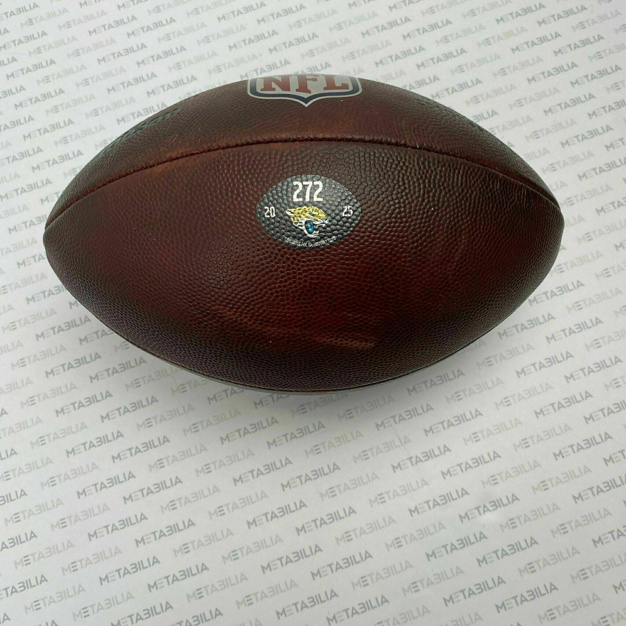 Jaguars Game-Used Ball #272 vs Raiders