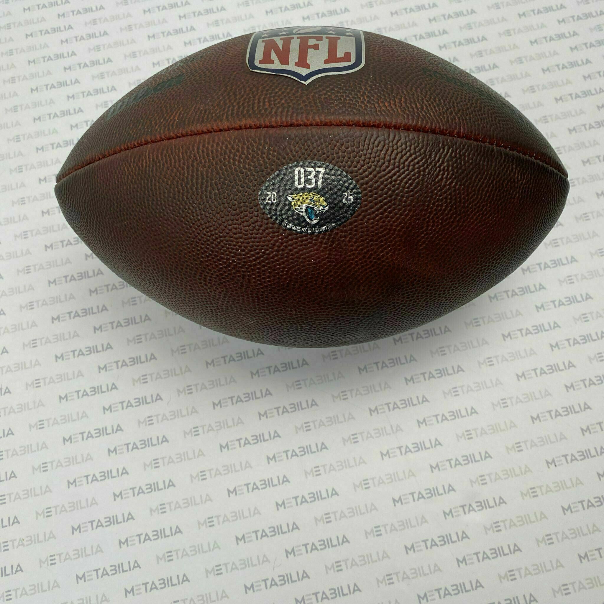 Jaguars Game-Used Ball #037 vs Raiders