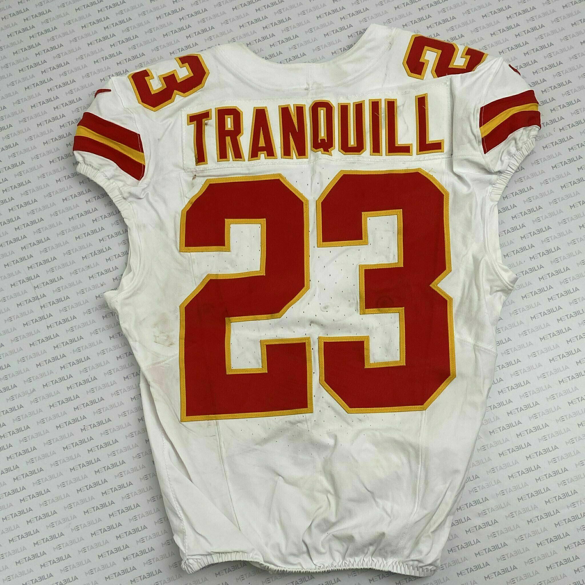#23 Drue Tranquill Game-Worn Jersey vs Bills