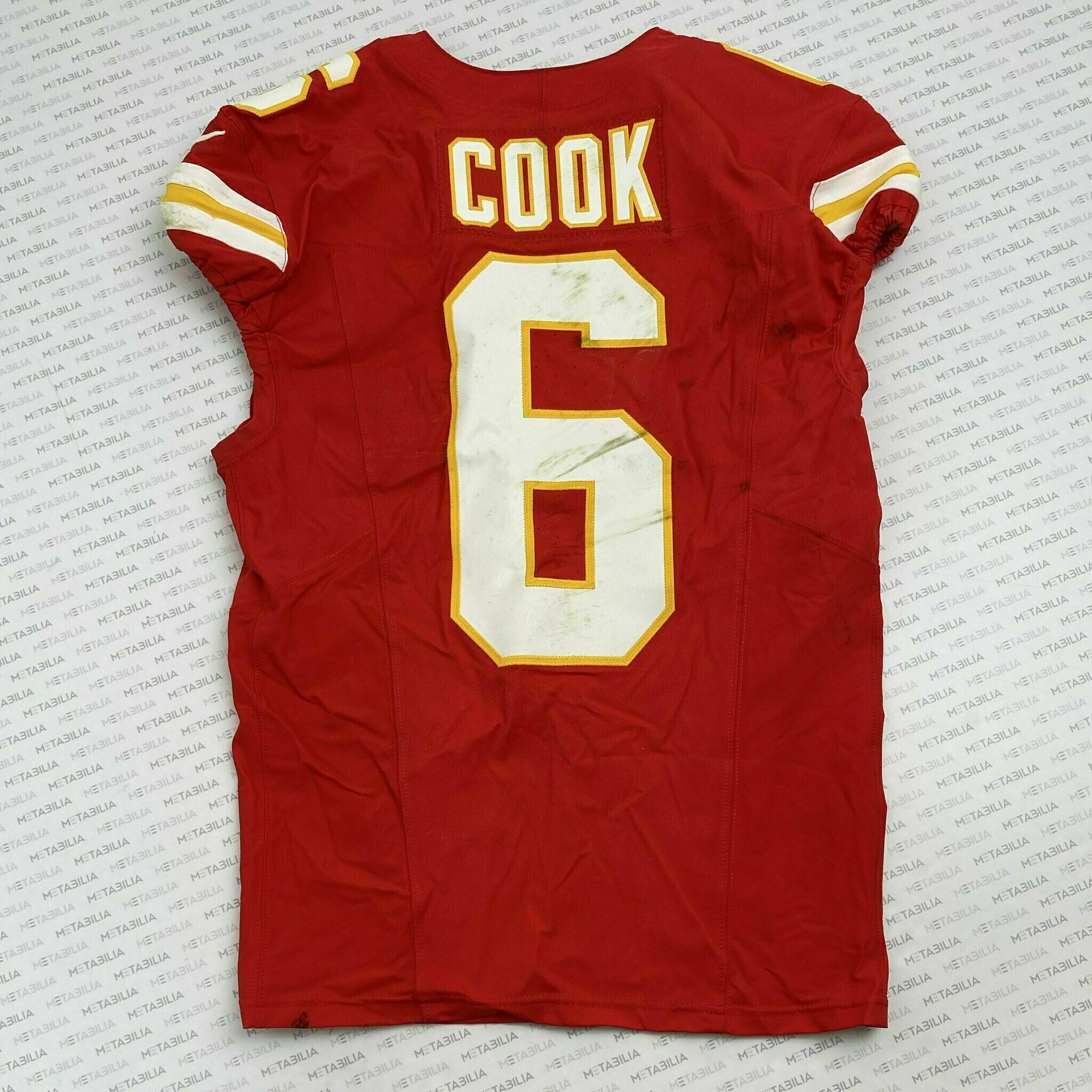 #6 Bryan Cook Game-Worn Jersey vs Commanders