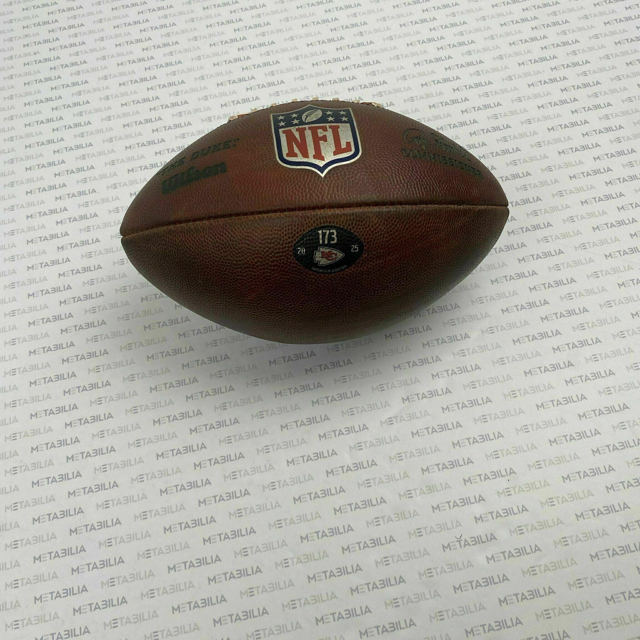 Chiefs Game-Used Ball #173 vs Commanders