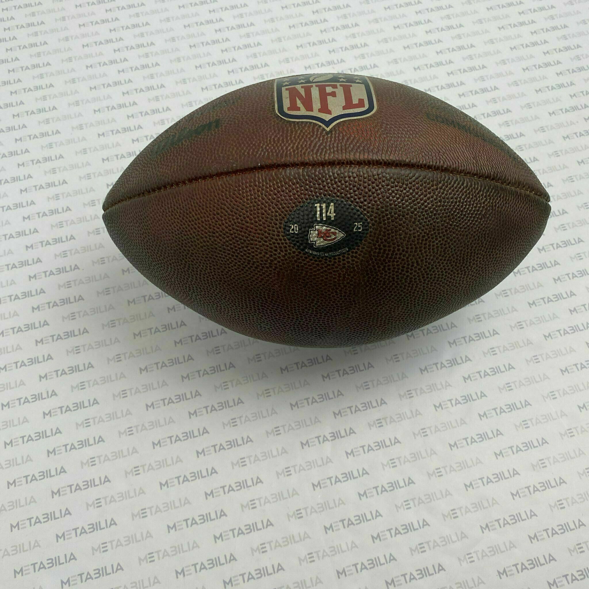 Chiefs Game-Used Ball #114 vs Commanders