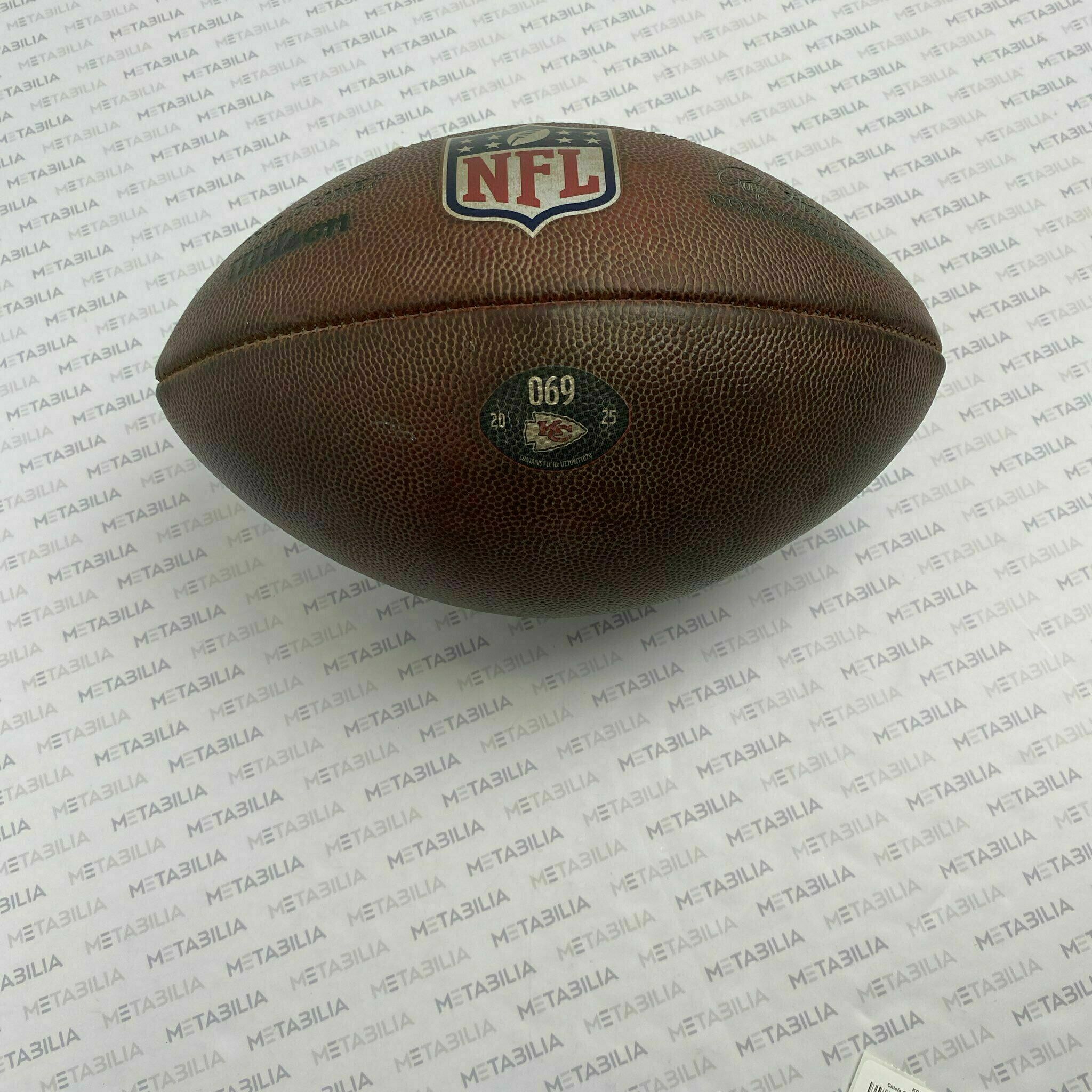 Chiefs Game-Used Ball #069 vs Commanders