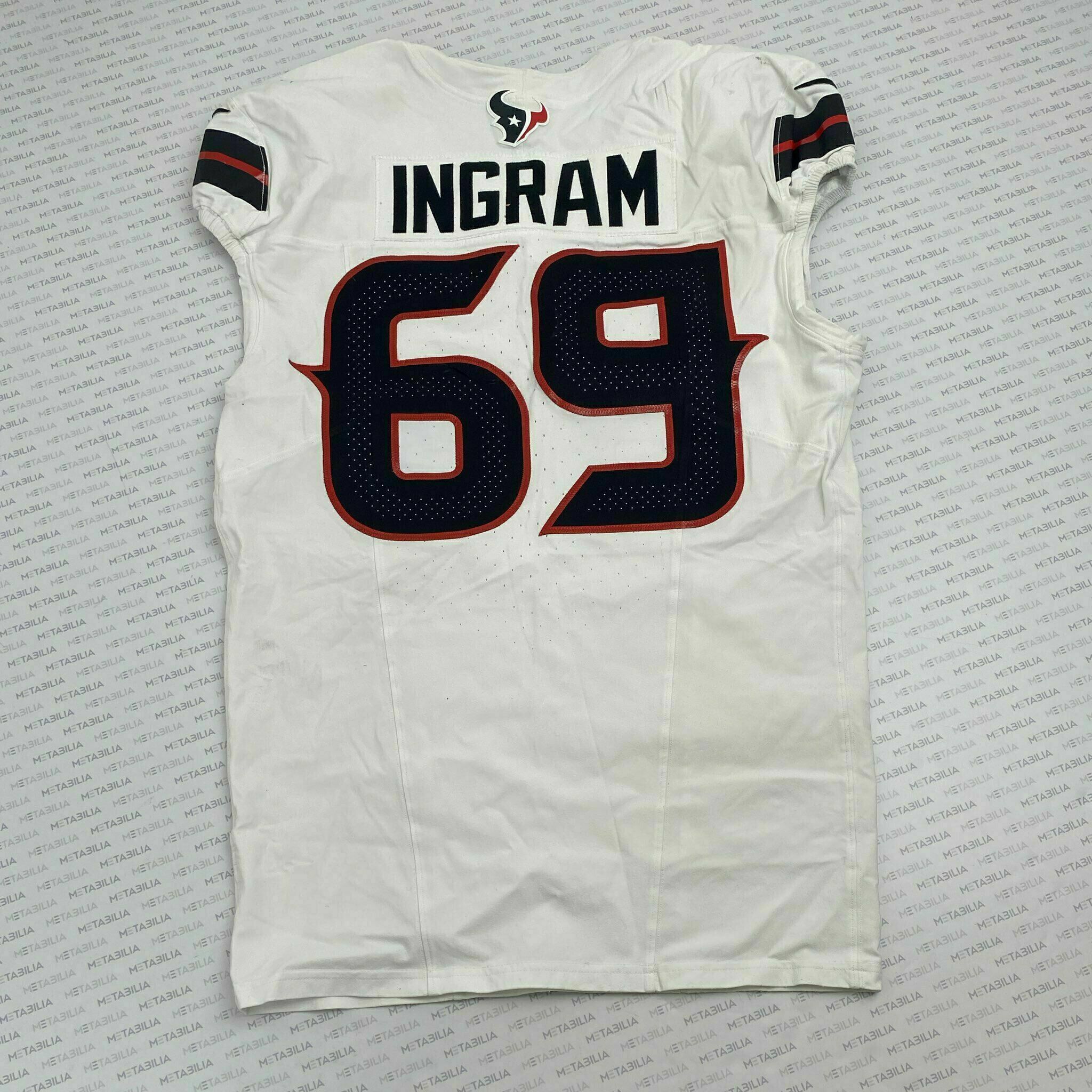 #69 Ed Ingram Game-Worn Jersey vs Seahawks