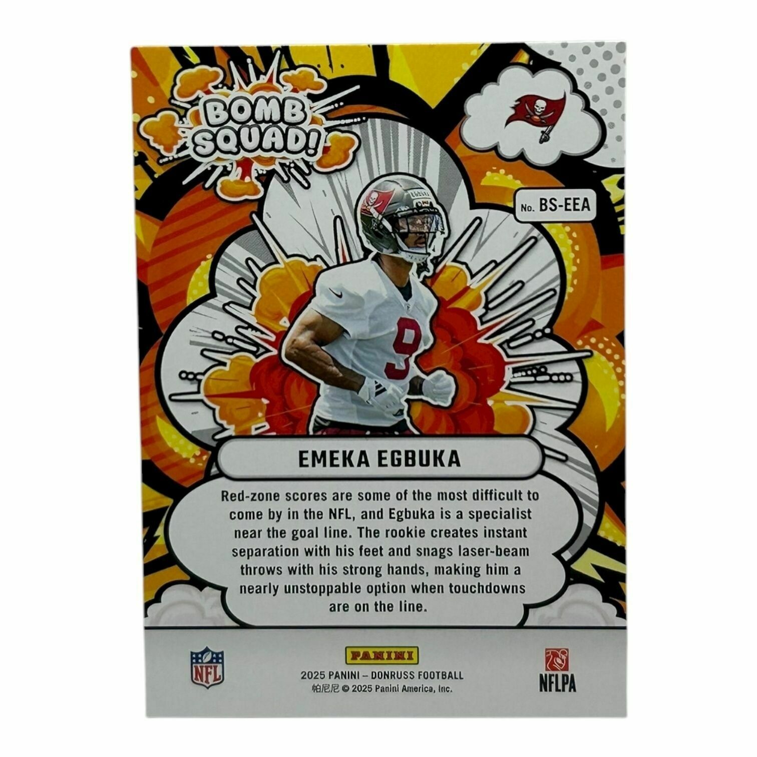 Emeka Egbuka 2025 Panini Donruss Football Bomb Squad Rookie Trading Card