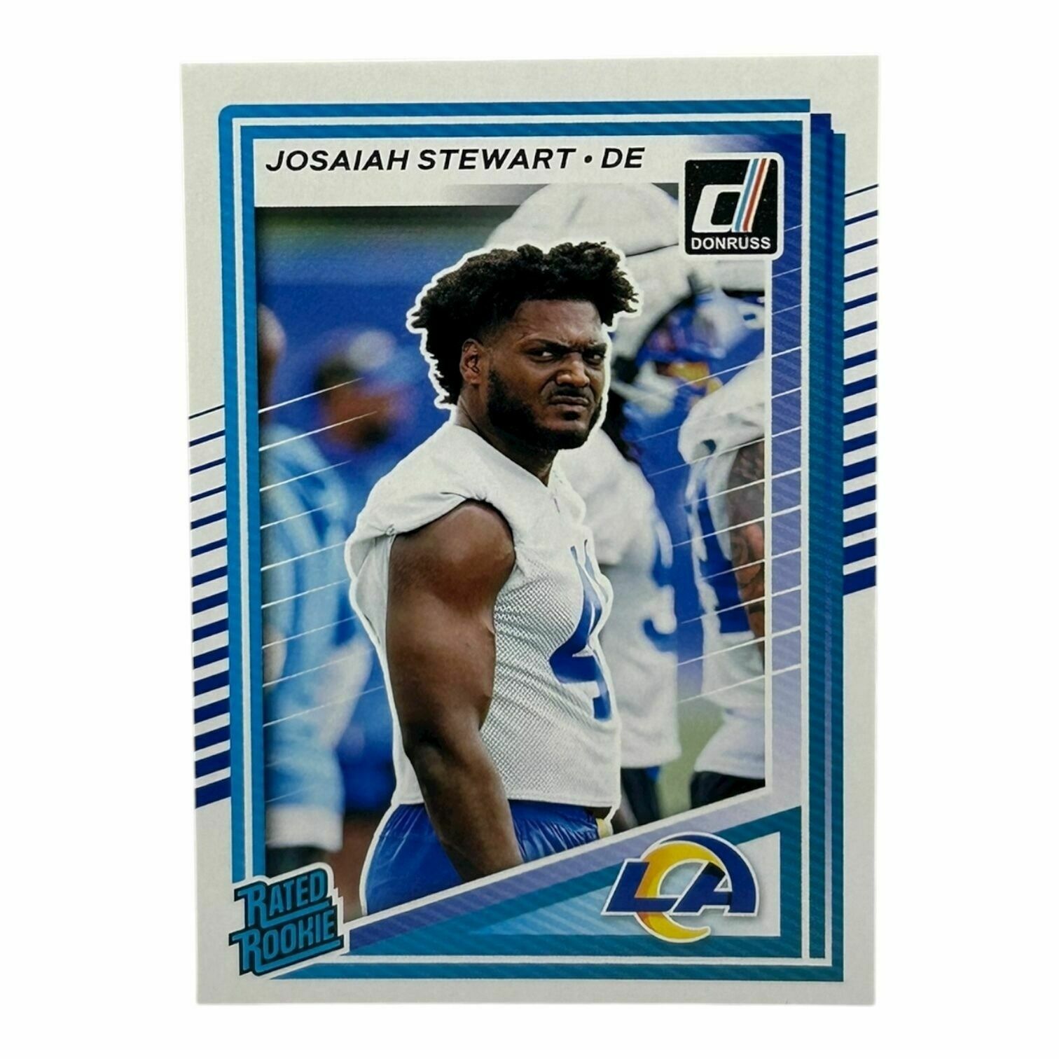 Josaiah Stewart 2025 Panini Donruss Football Rated Rookie Trading Card